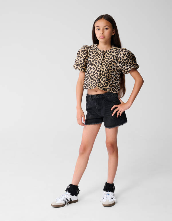 Destroy Denim Short Schwarz SHOEBY GIRLS