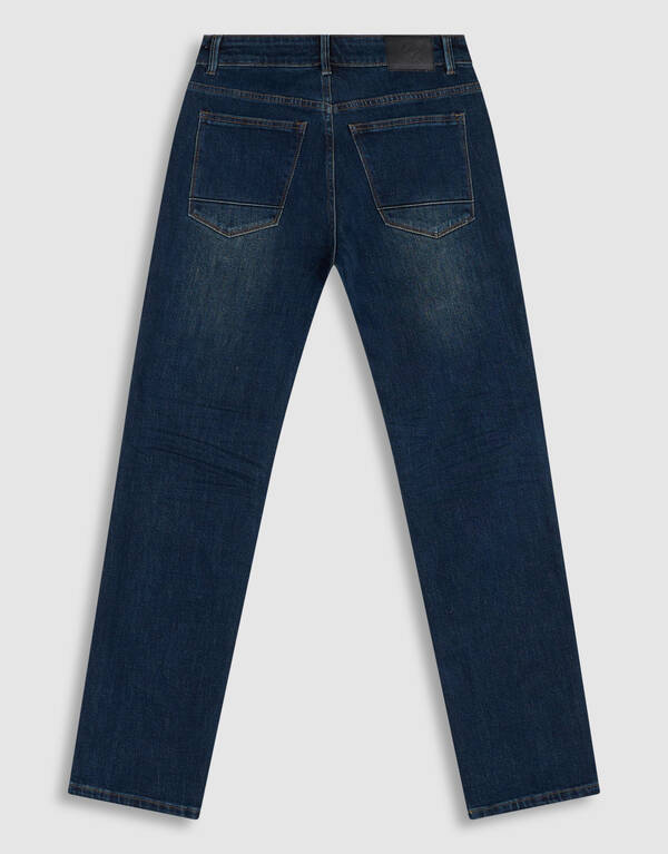 Slim Straight Fit Jeans Dunkelblau L34 SHOEBY MEN