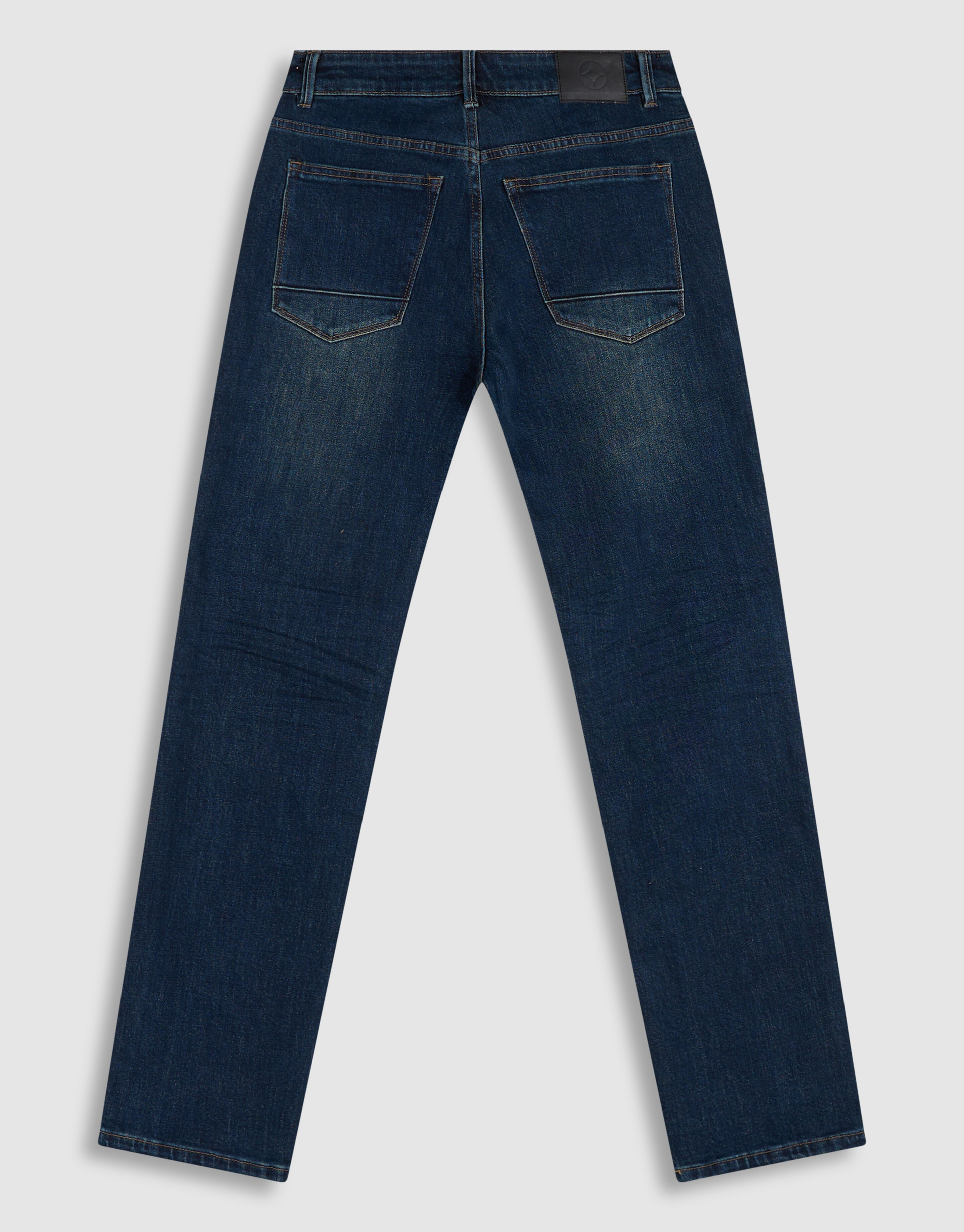Slim Straight Fit Jeans Dunkelblau L34 SHOEBY MEN