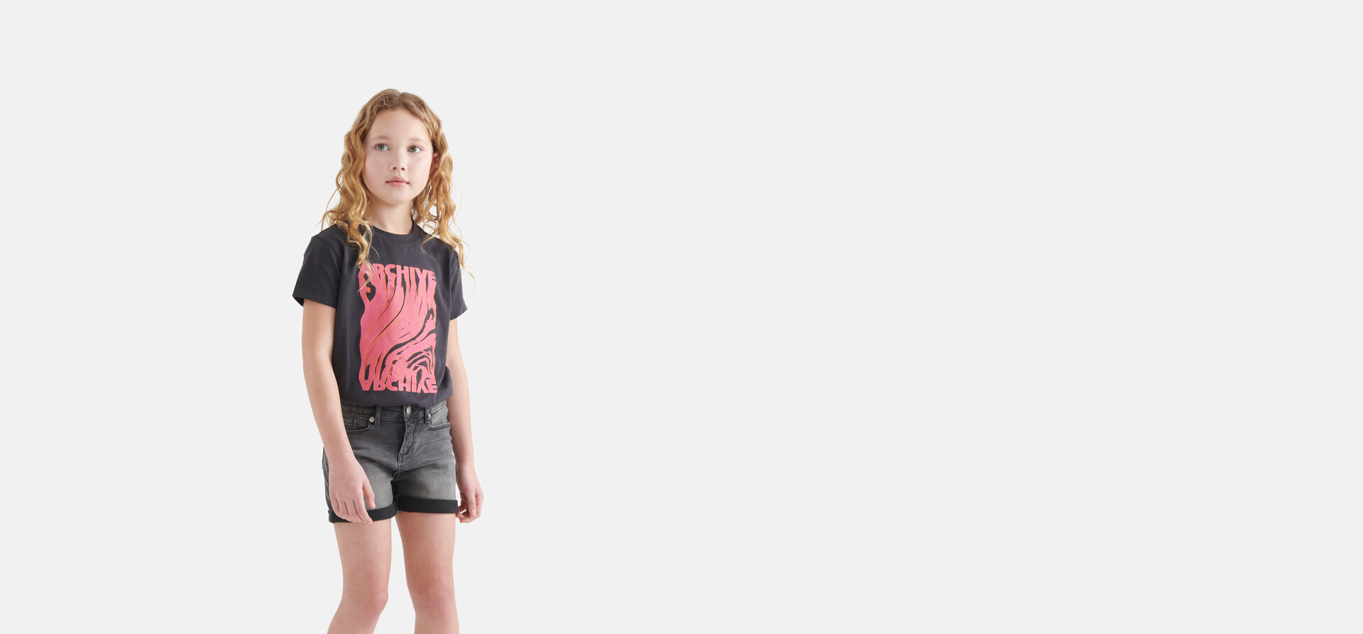 Artwork T-shirt Dunkelgrau SHOEBY GIRLS