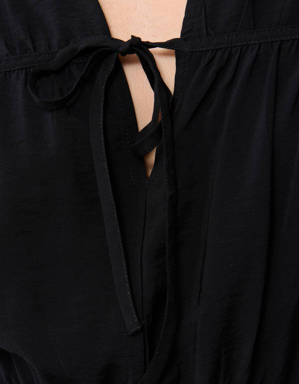 Puff Bow Mini Dress Schwarz SHOEBY WOMEN