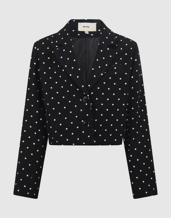 Dot Blazer Schwarz SHOEBY GIRLS