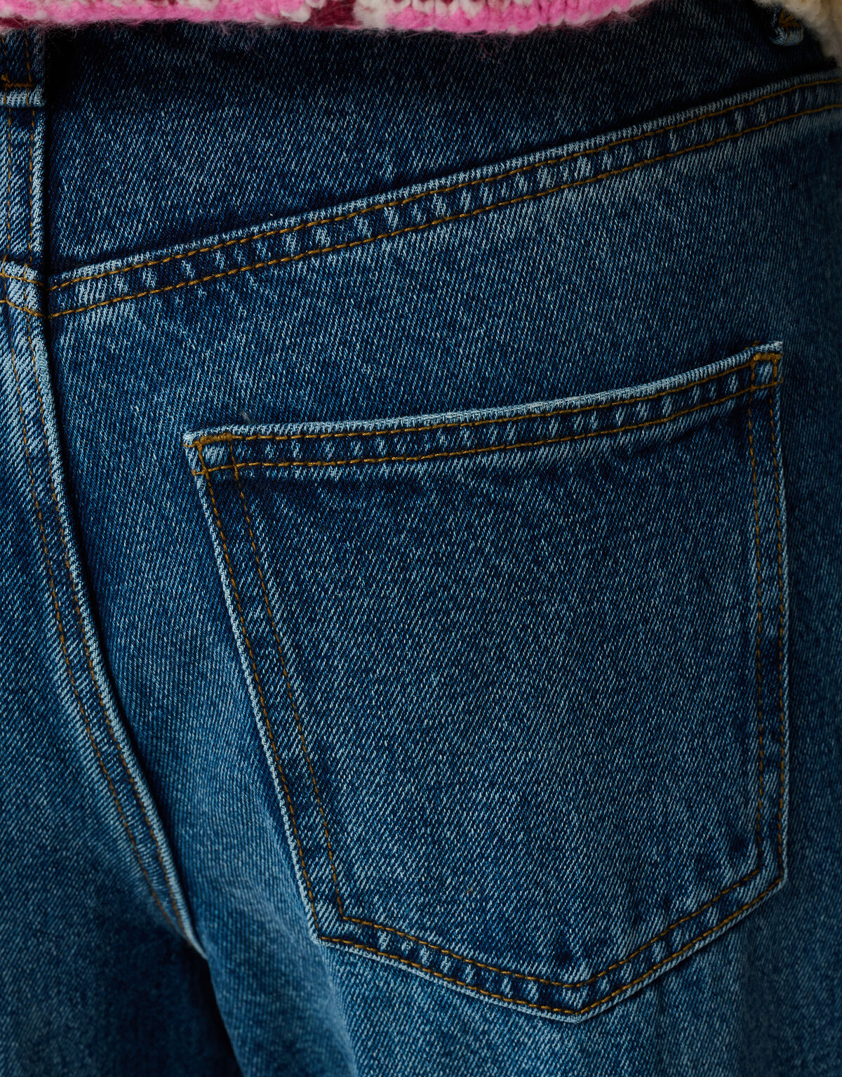 Weit geschnittene Jeans Extra Lang Dunkelblau SHOEBY WOMEN