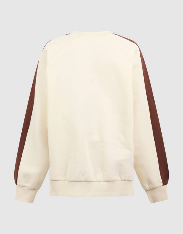 Gro&szlig;er Sportpullover in Off-White SHOEBY GIRLS