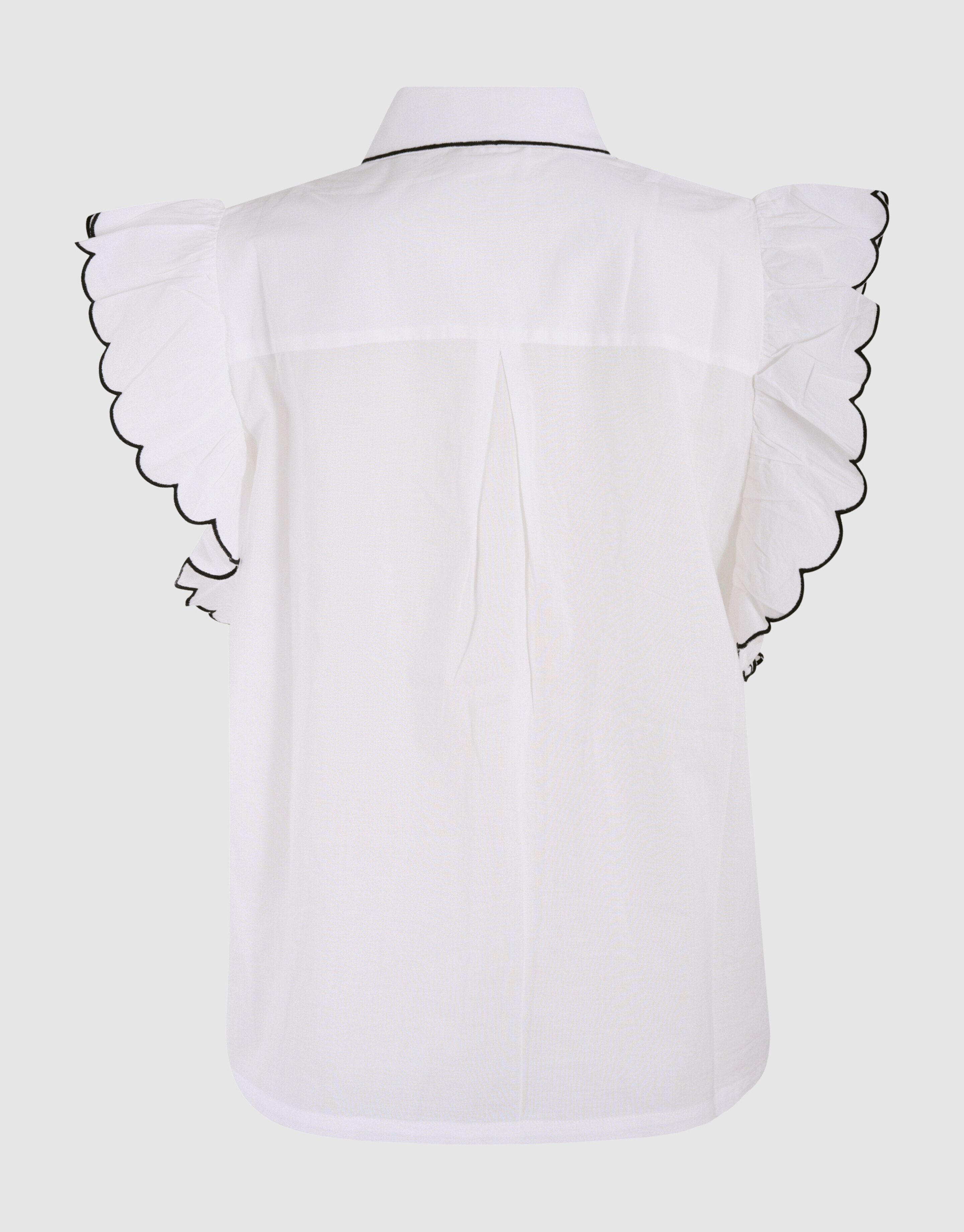 Besticktes Rüschentop Wit SHOEBY WOMEN