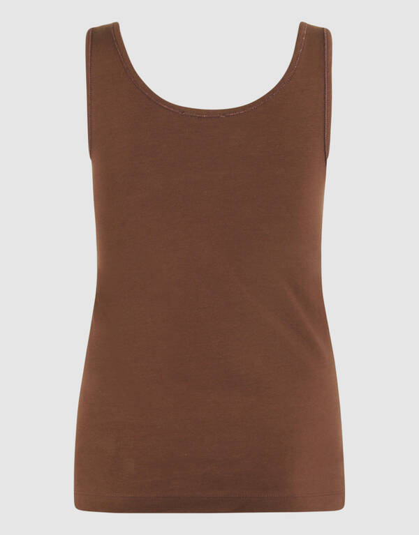Basic Tanktop Hellbraun SHOEBY WOMEN