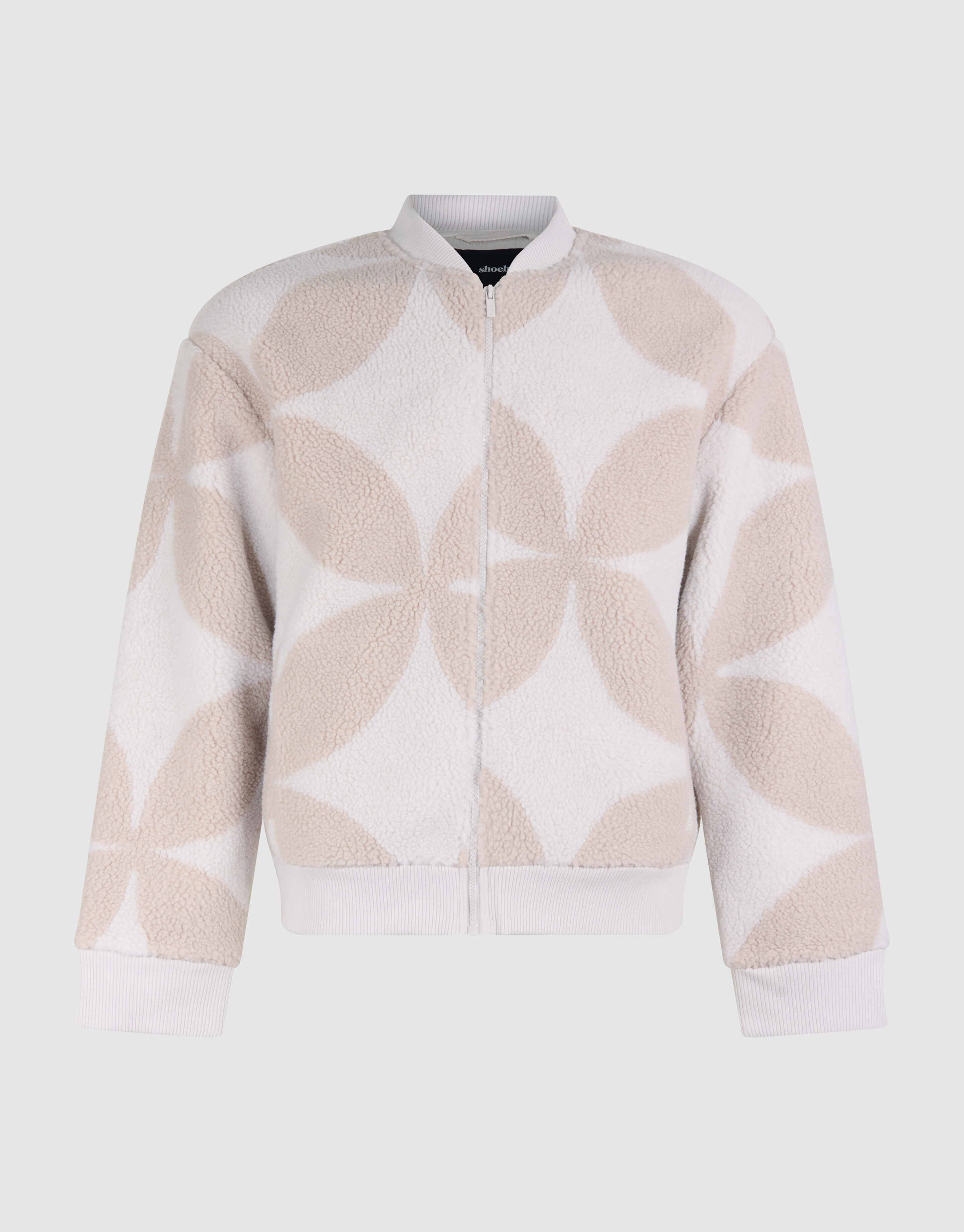 Bomberjacke mit Teddy-Logo in Off-White SHOEBY MEN
