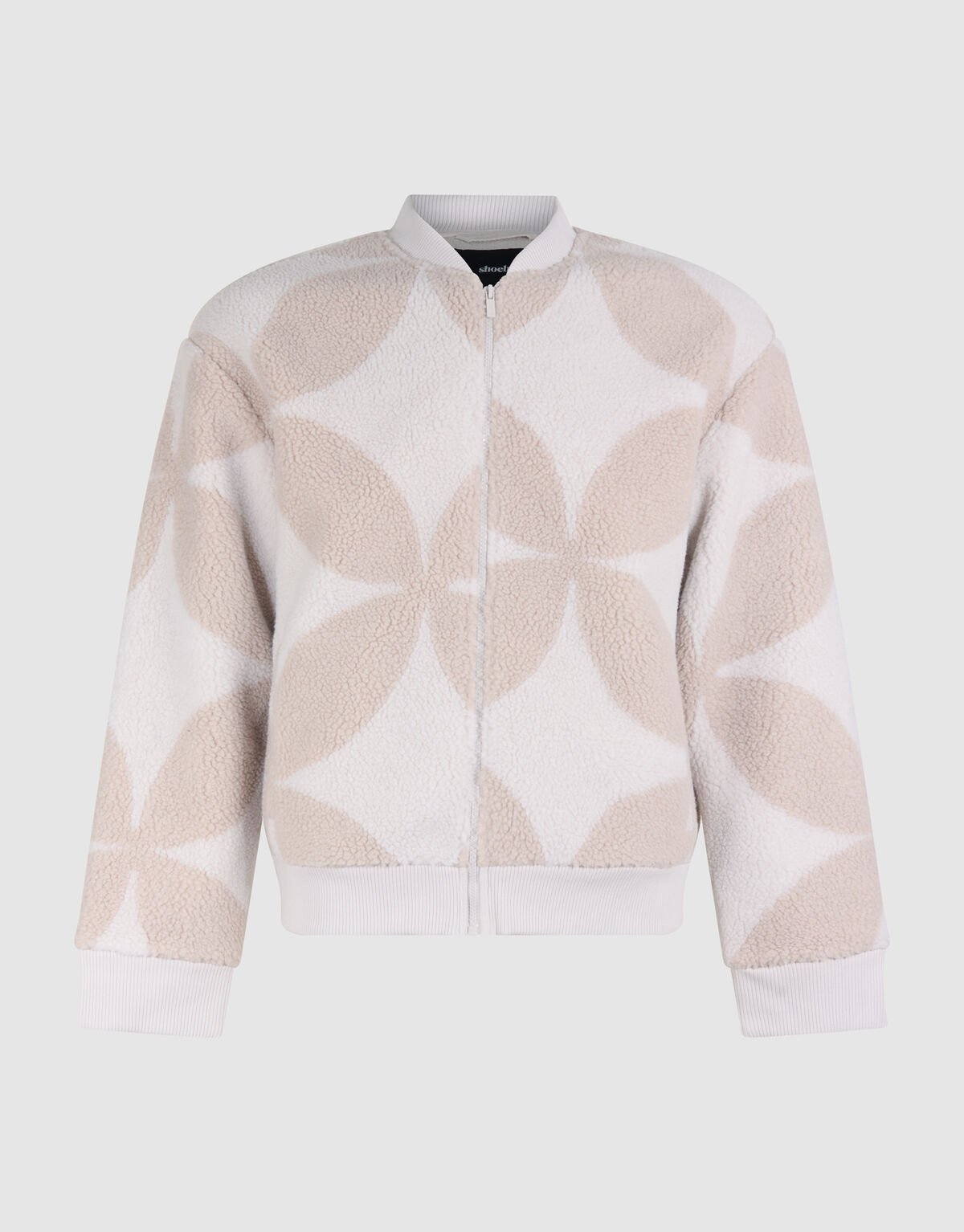 Bomberjacke mit Teddy-Logo in Off-White SHOEBY MEN