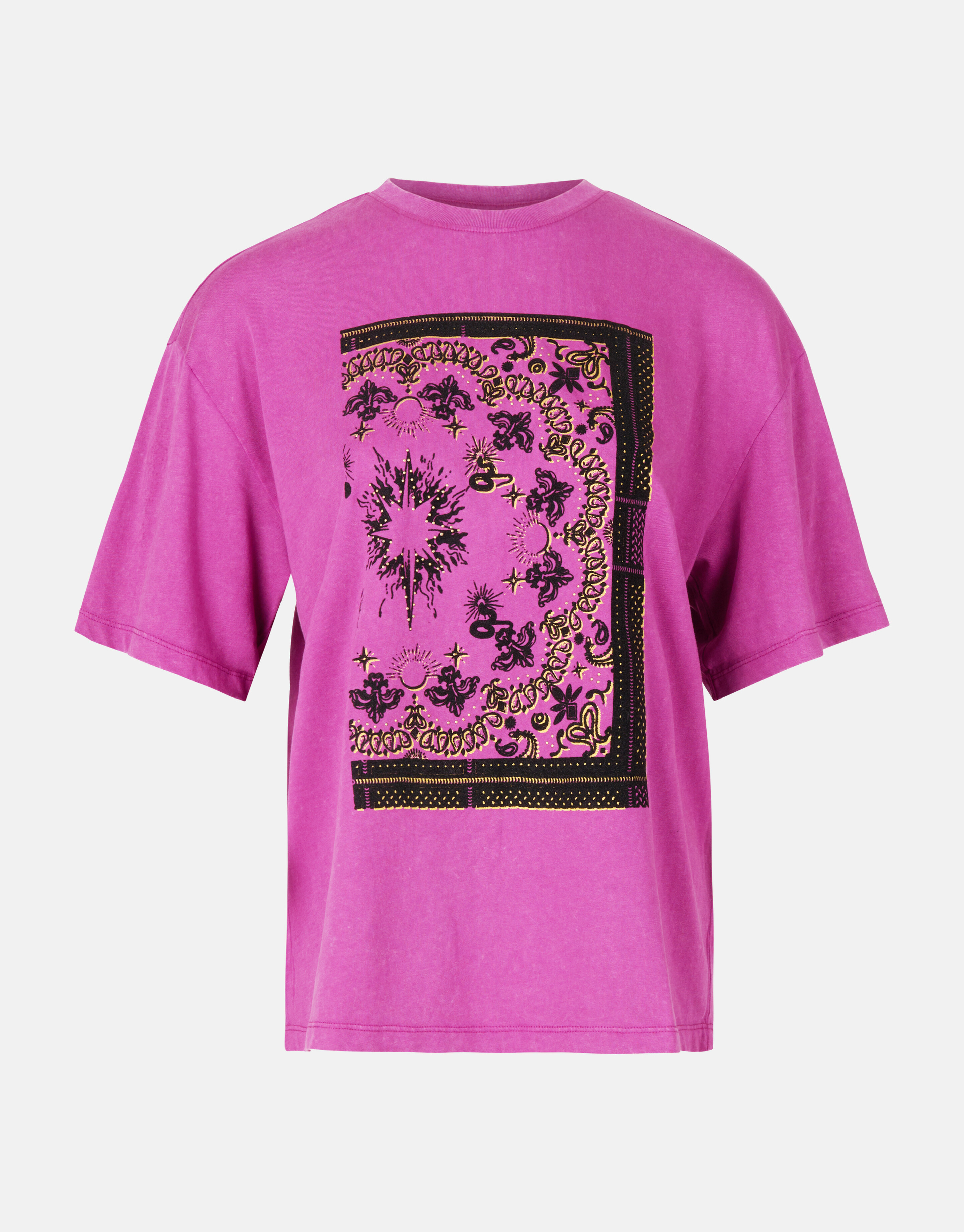 T-Shirt mit Aufdruck Violett SHOEBY WOMEN