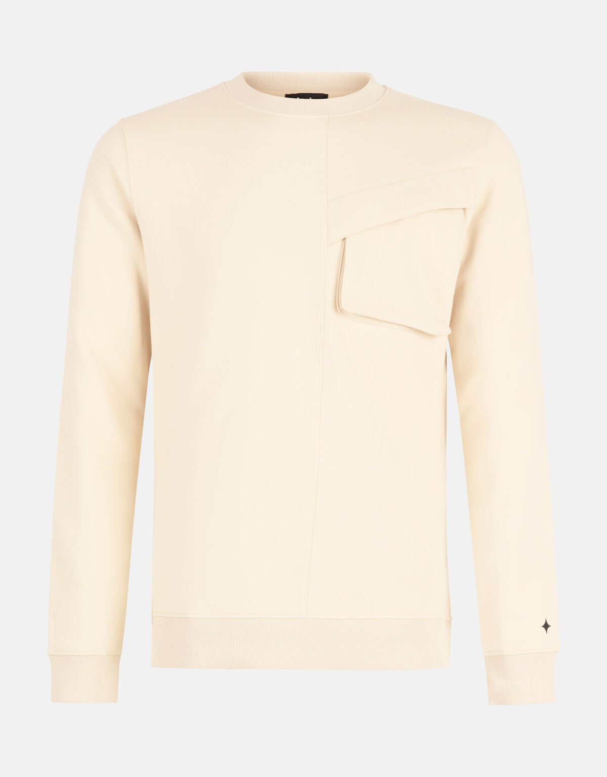 Cargo Crew Pullover Beige SHOEBY MEN