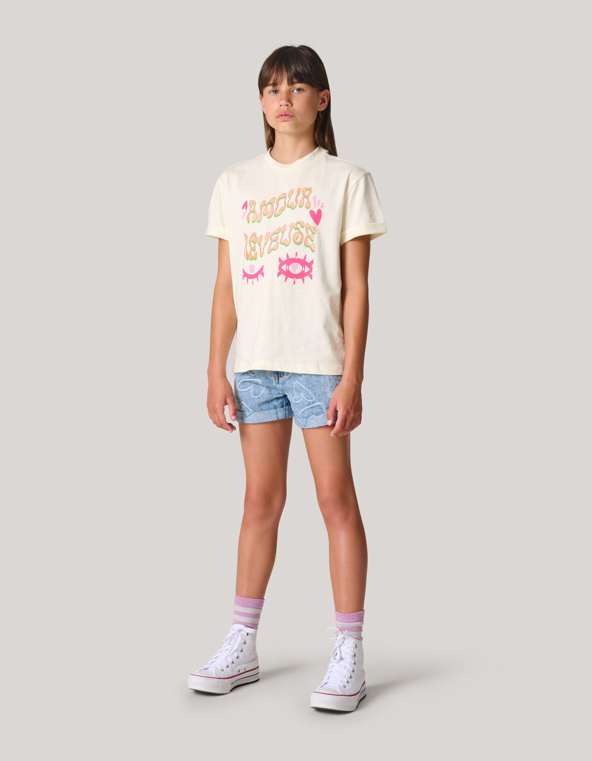 Artwork T-shirt Off White SHOEBY GIRLS