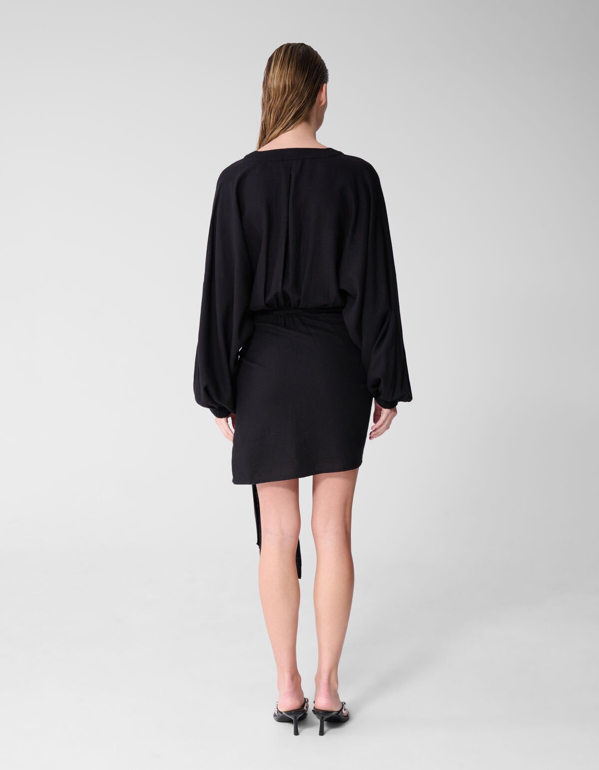 Wickel-Minikleid Schwarz von Lonneke SHOEBY WOMEN