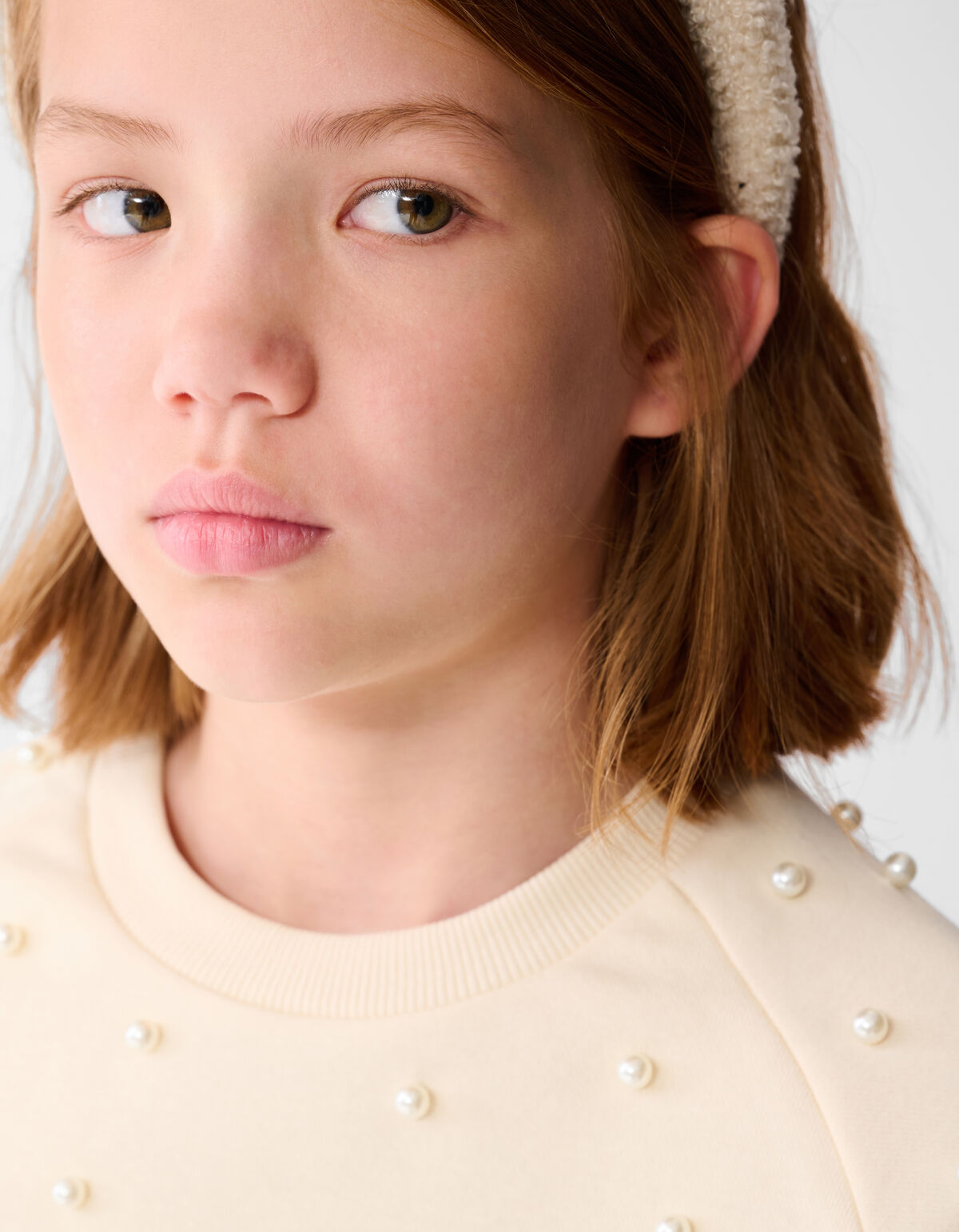 Parel Sweater Gebrochen Weiß SHOEBY GIRLS