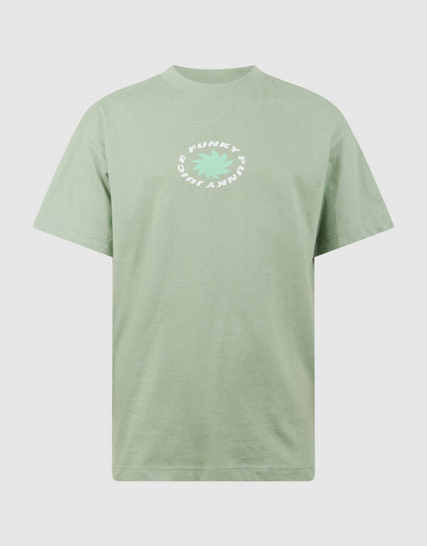 Funky Artwork T-Shirt Gr&uuml;n SHOEBY BOYS