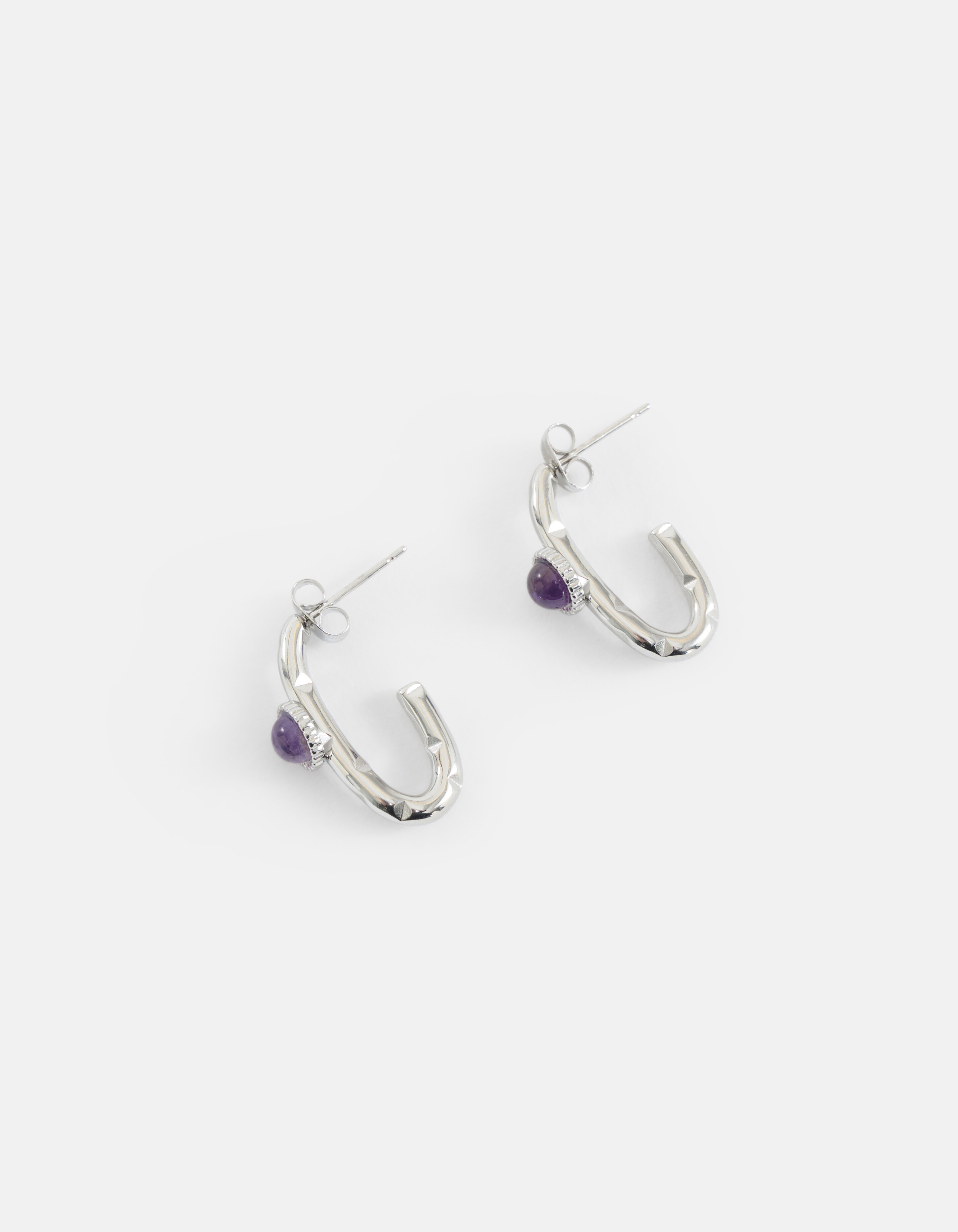 Ovale Hoops Oorbellen Zilver SHOEBY ACCESSOIRES