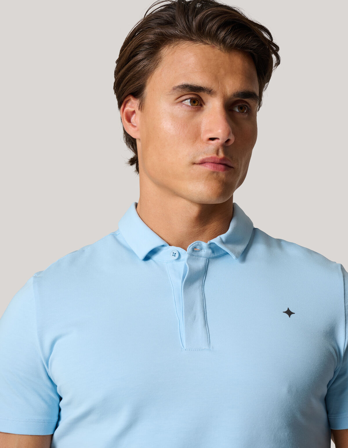Jersey Poloshirt hellblau SHOEBY MEN