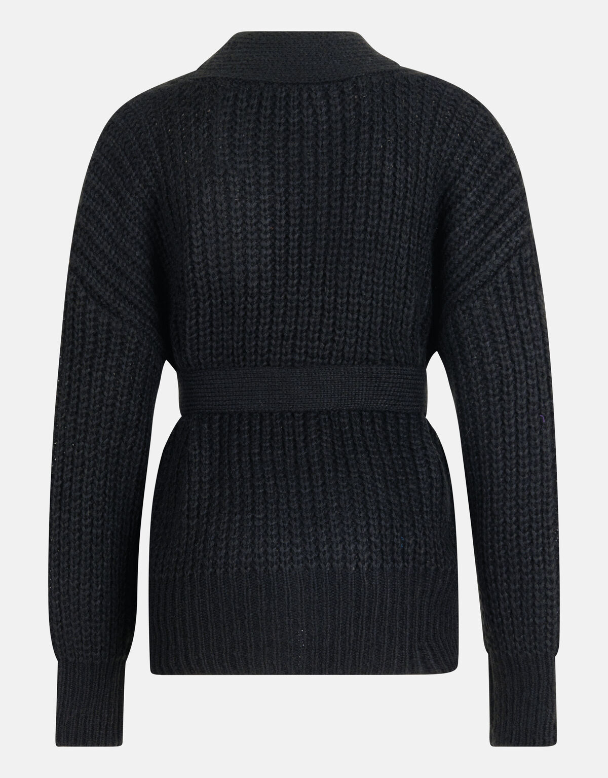 Strickjacke mit Gürtel Schwarz SHOEBY WOMEN