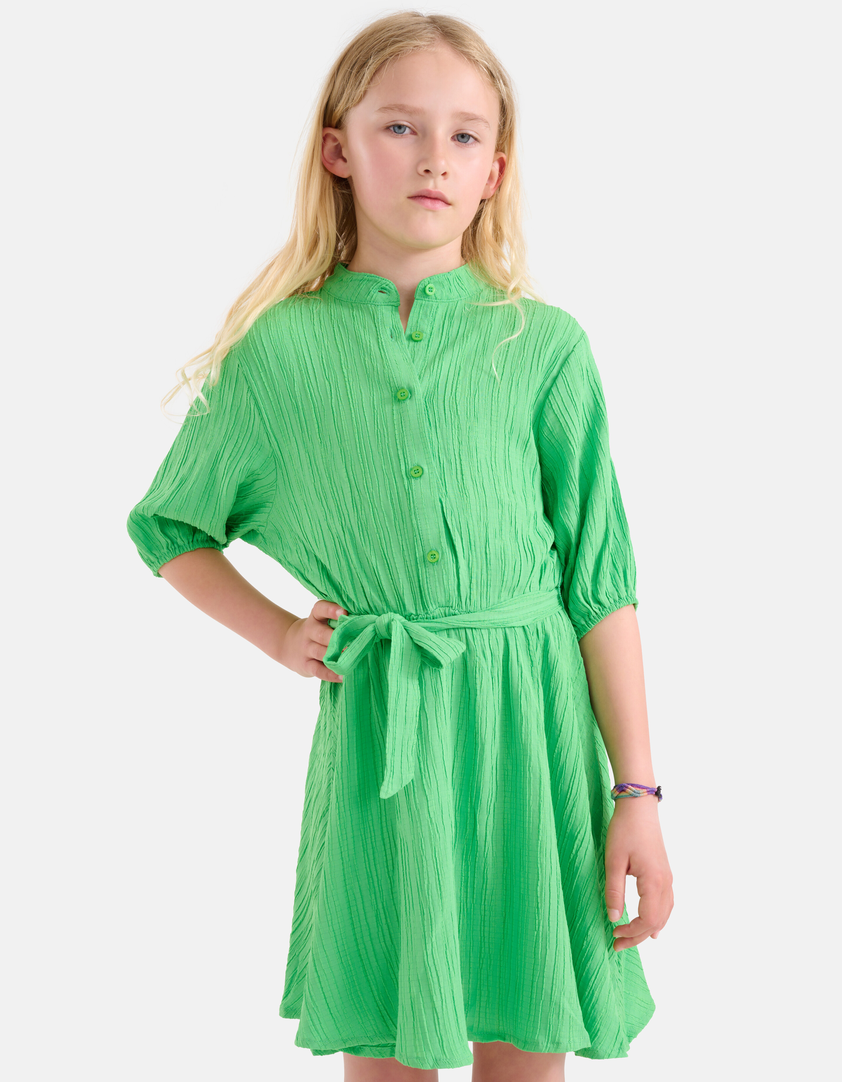 Plissee-Kleid Grün SHOEBY GIRLS