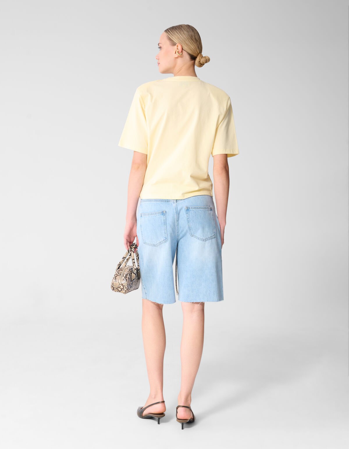 Blumen-T-Shirt Gelb SHOEBY WOMEN