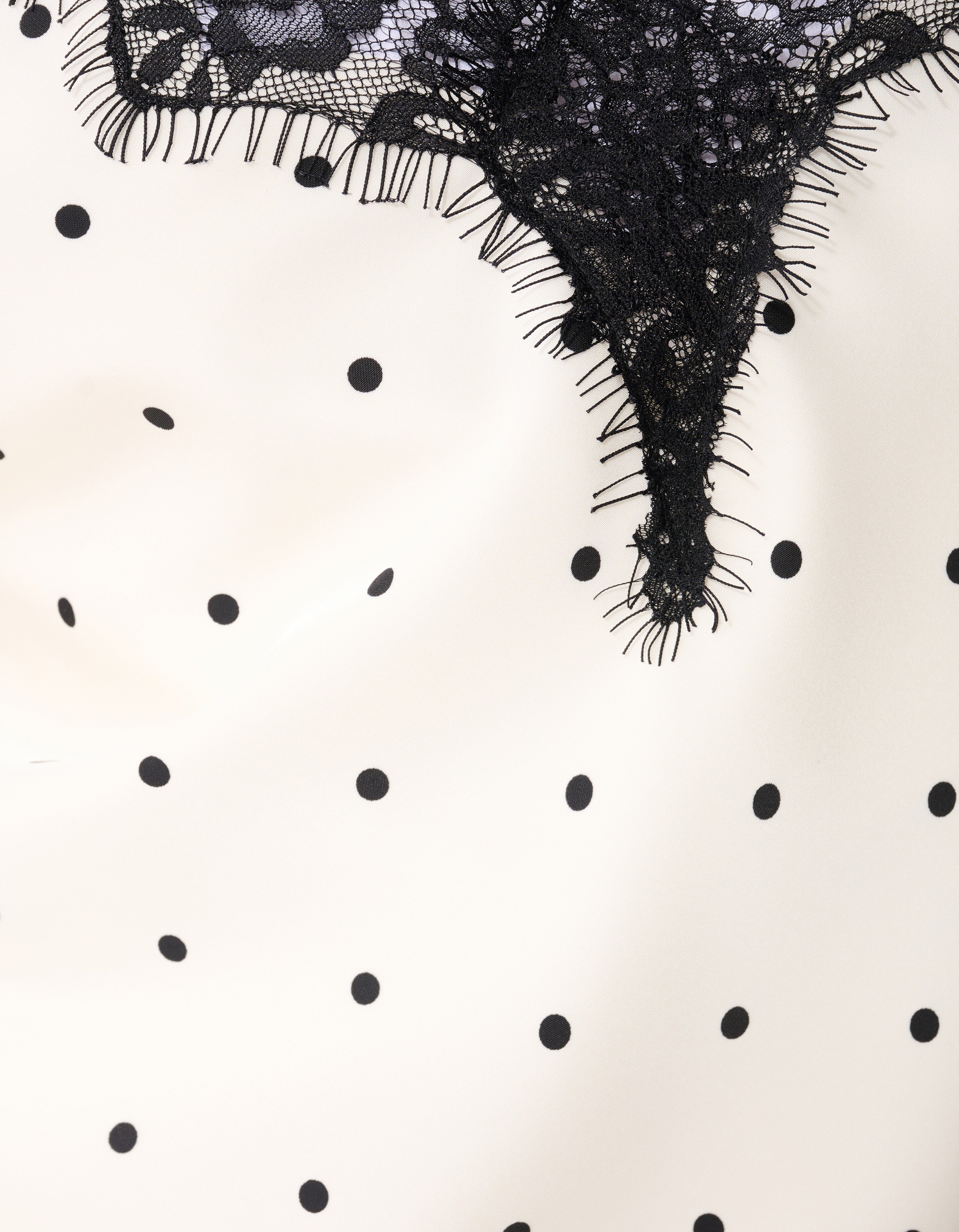 Polkadot Top Gebrochen Wei&szlig; von Monica SHOEBY WOMEN