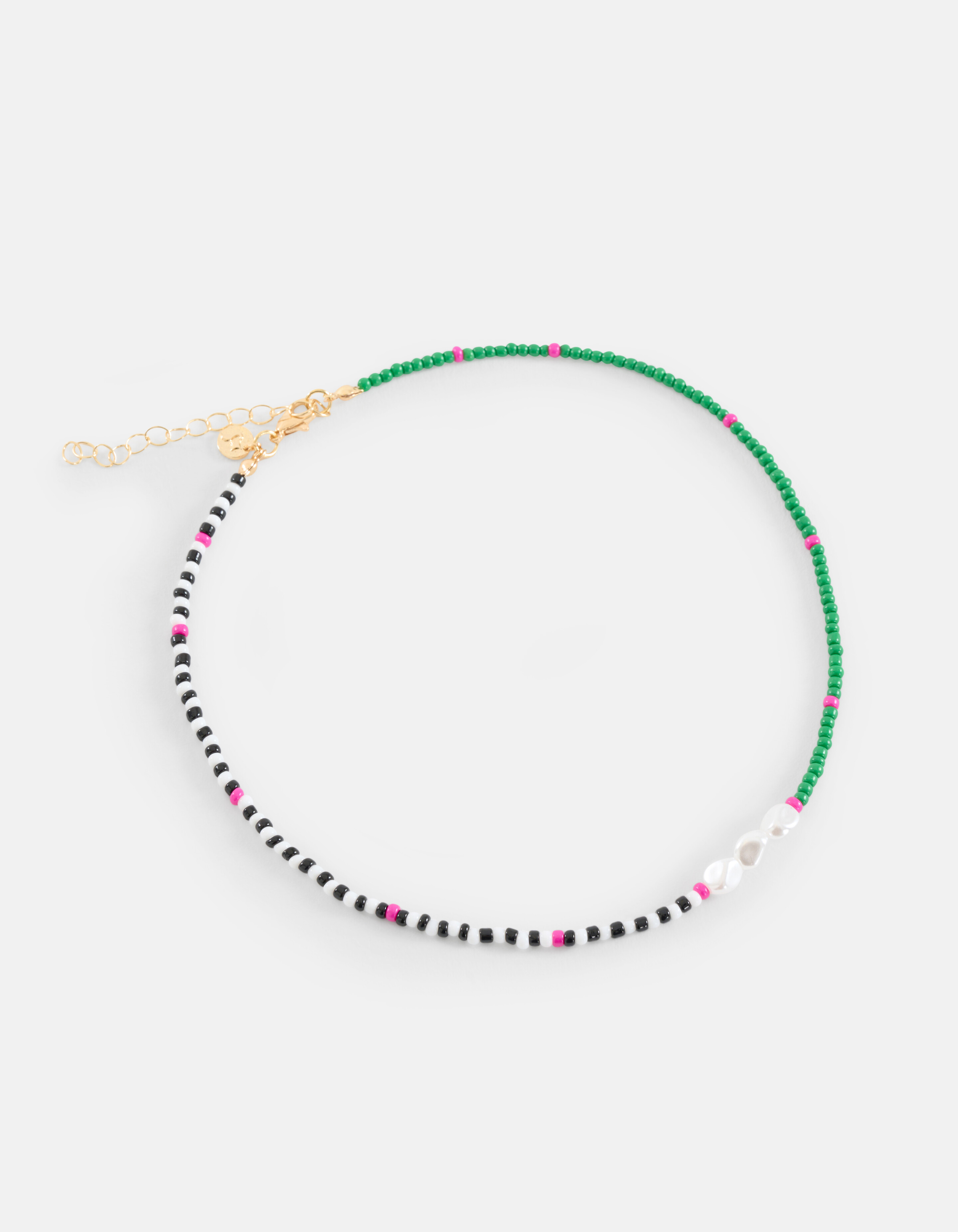 Perlenkette Grün SHOEBY ACCESSOIRES