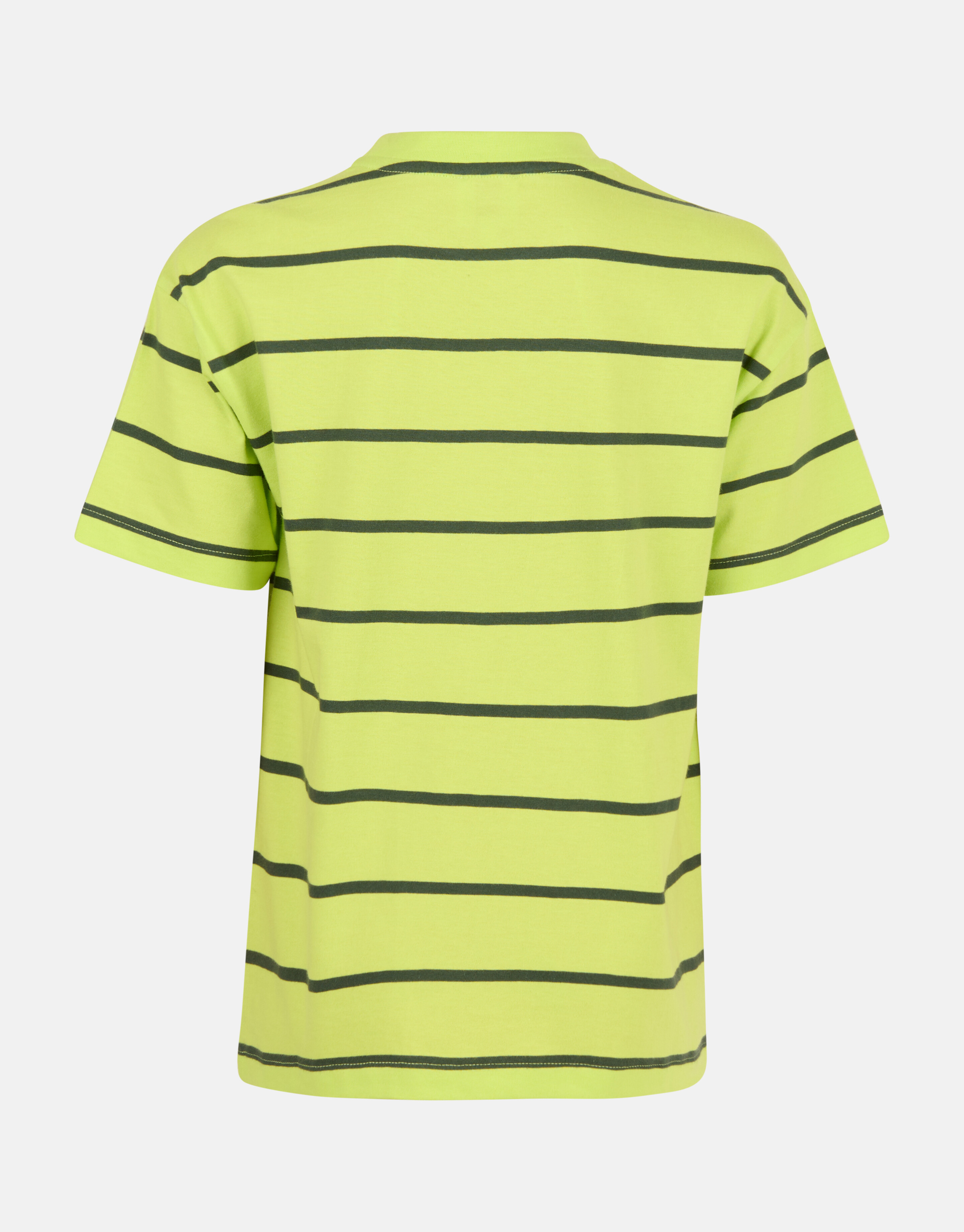 Gestreiftes T-Shirt Lime Green SHOEBY BOYS