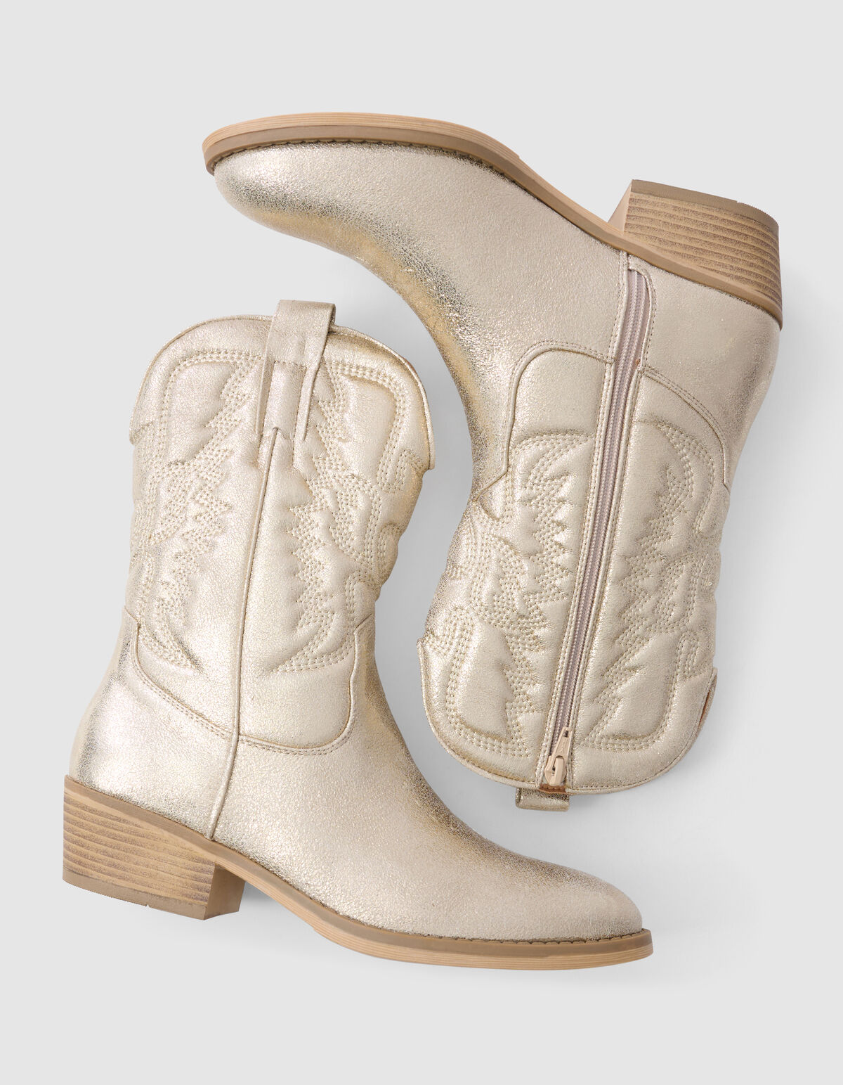 Cowboystiefel Gold SHOEBY SHOES