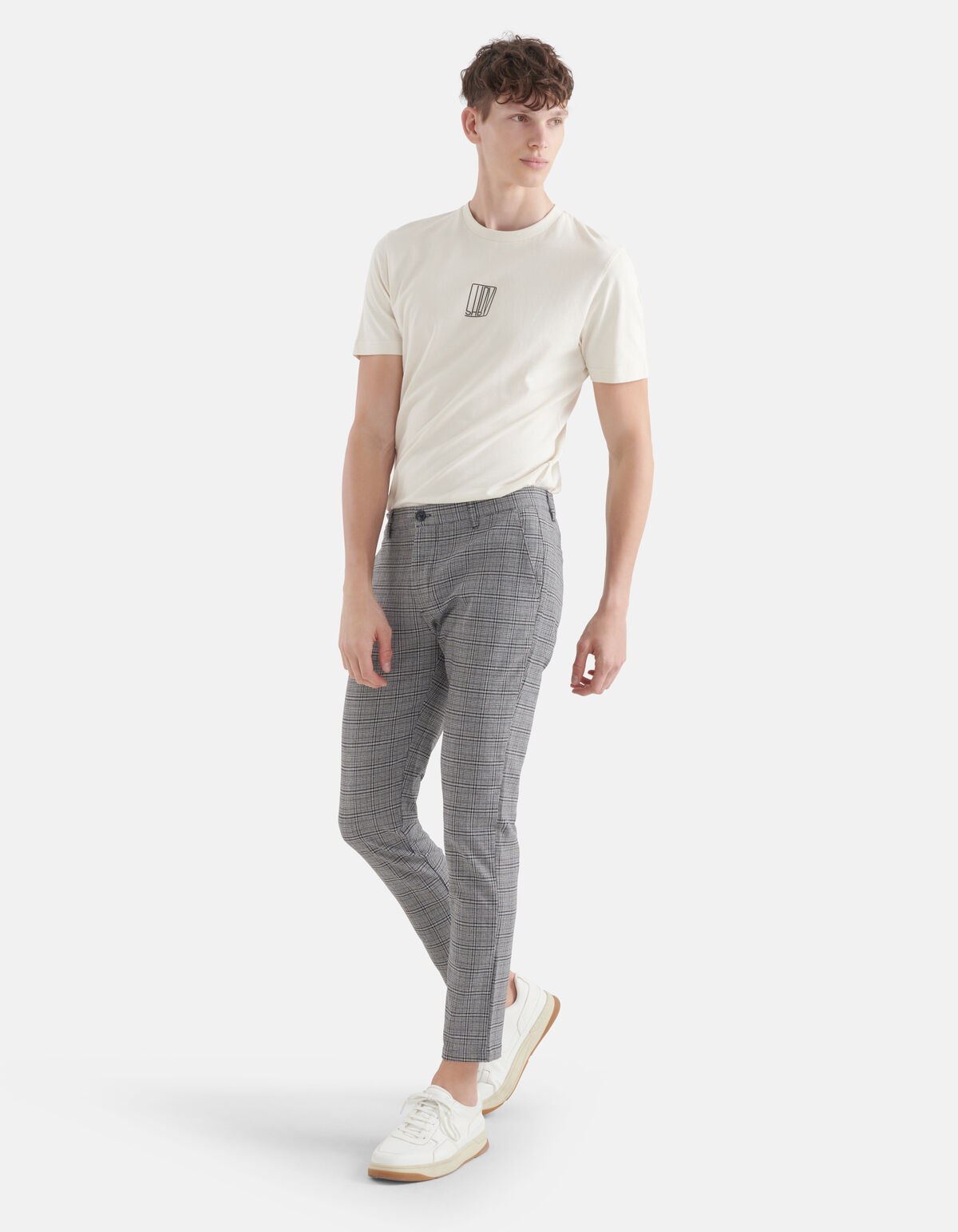Karohose Grau SHOEBY MEN