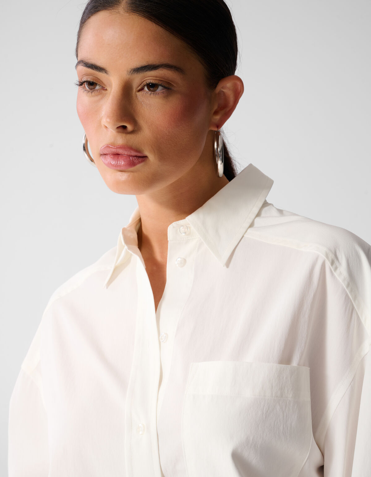 Oversized Bluse Wei&szlig; By Anna SHOEBY WOMEN