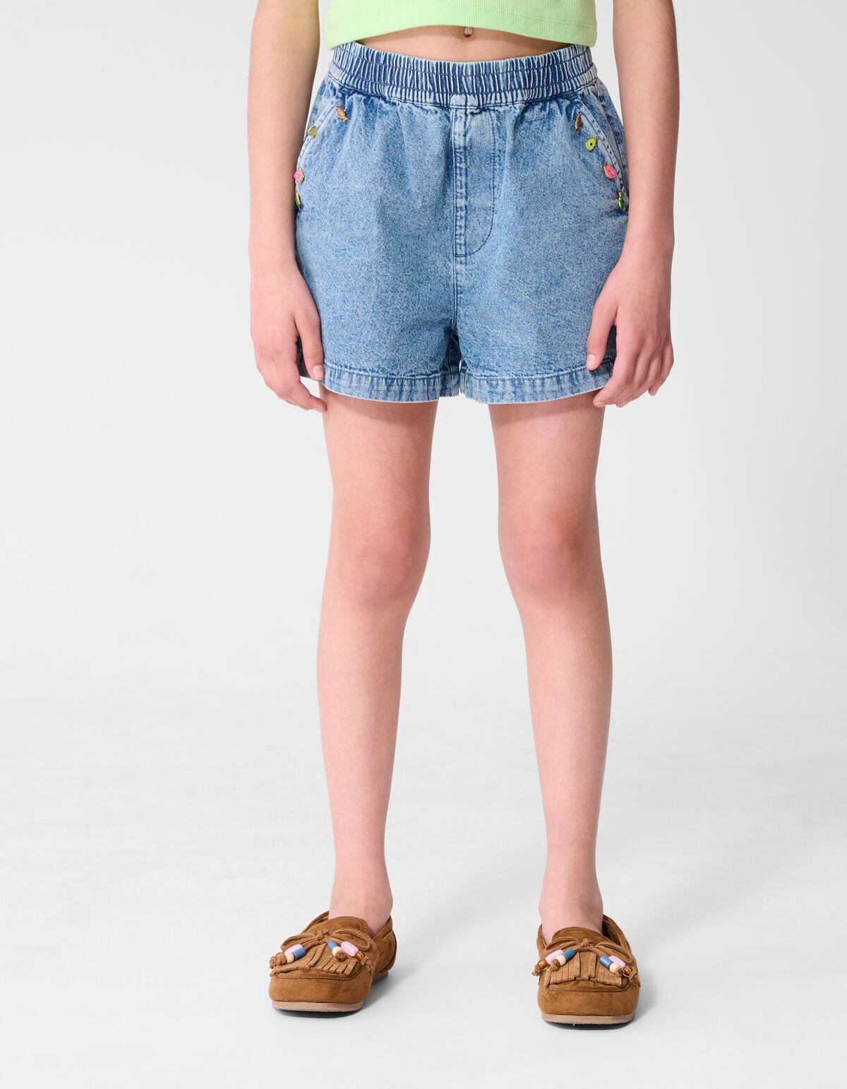 Charm Denim Shorts Blau SHOEBY GIRLS