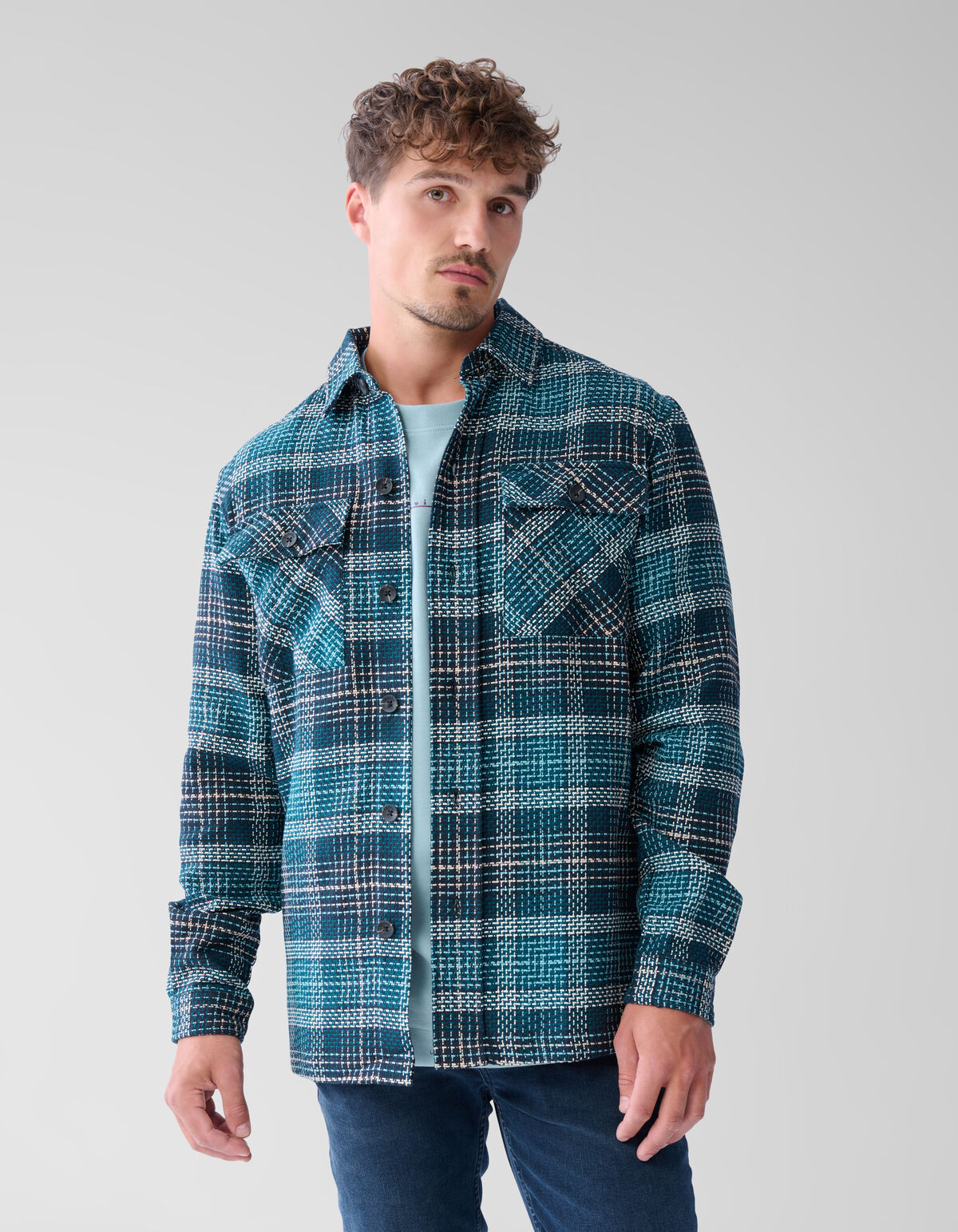 Schweres Überhemd Grün SHOEBY MEN