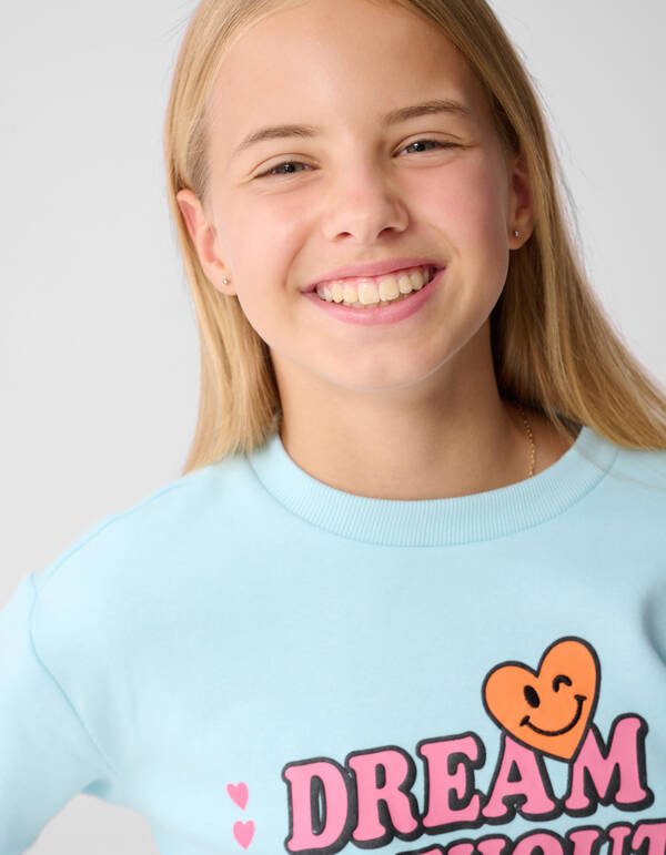 Dream Artwork Pullover Hellblau SHOEBY GIRLS