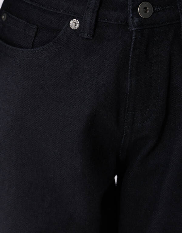 Baggy Fit Jeans Schwarz SHOEBY BOYS