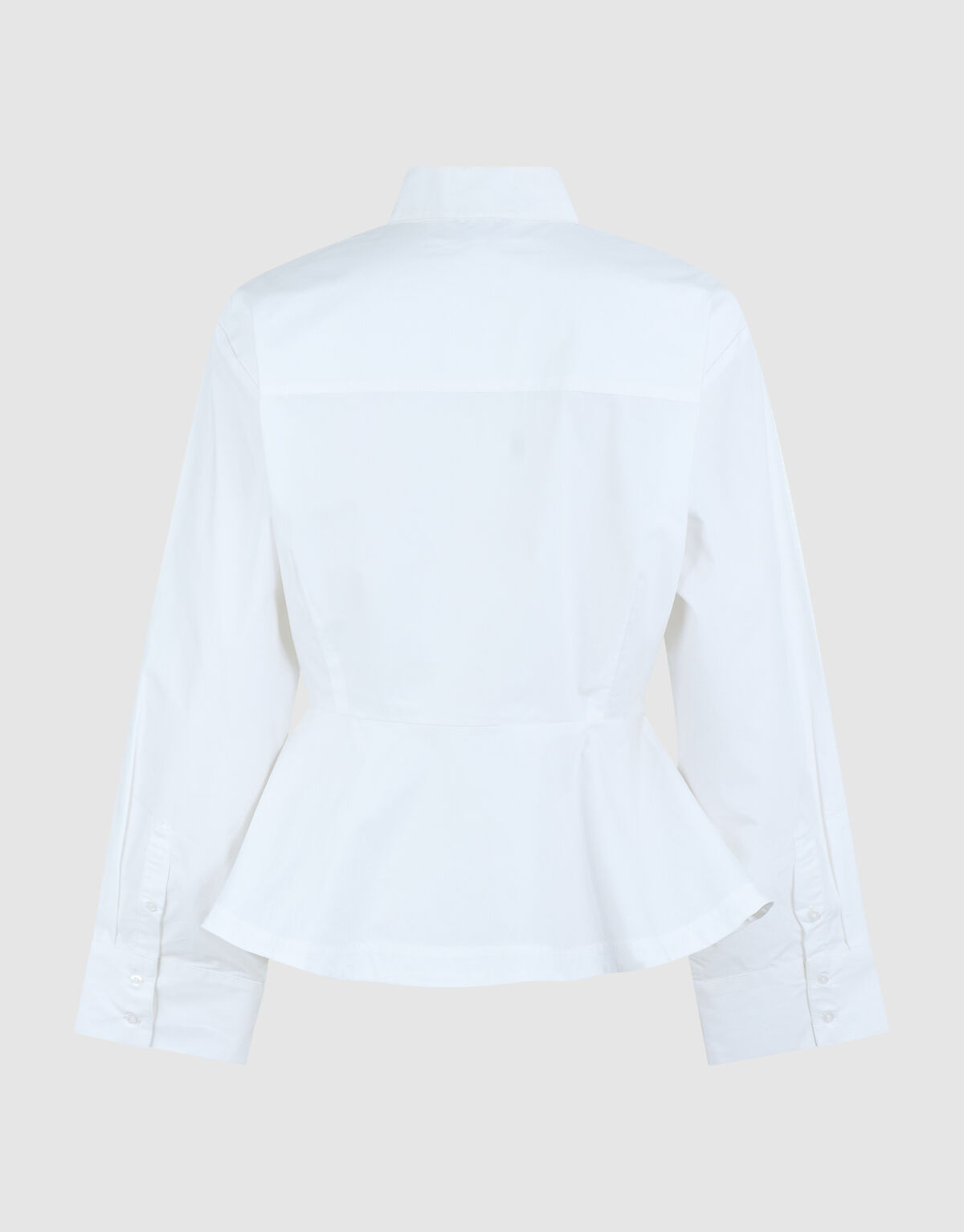 Peplum-Bluse Wei&szlig; SHOEBY WOMEN