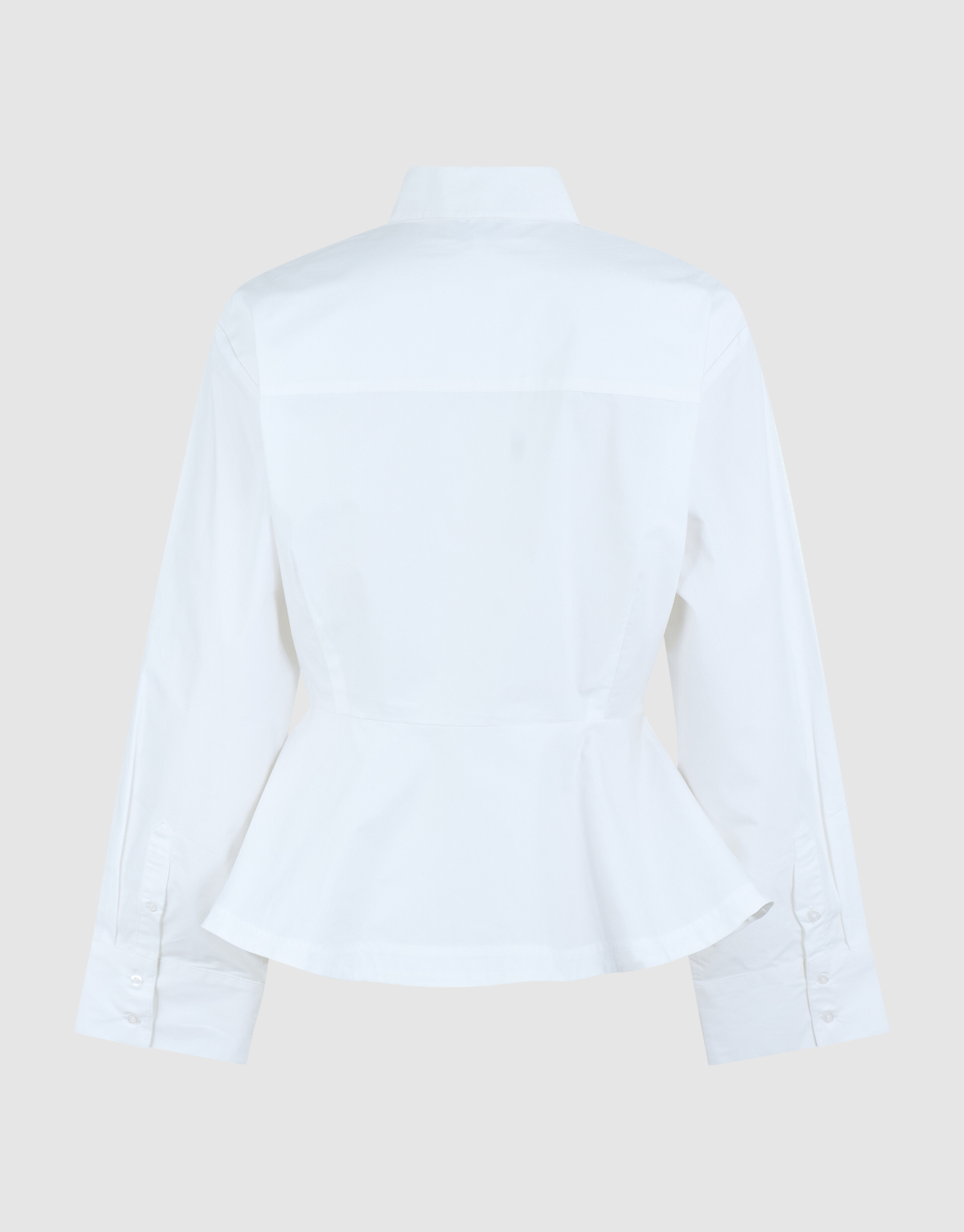 Peplum-Bluse Wei&szlig; SHOEBY WOMEN