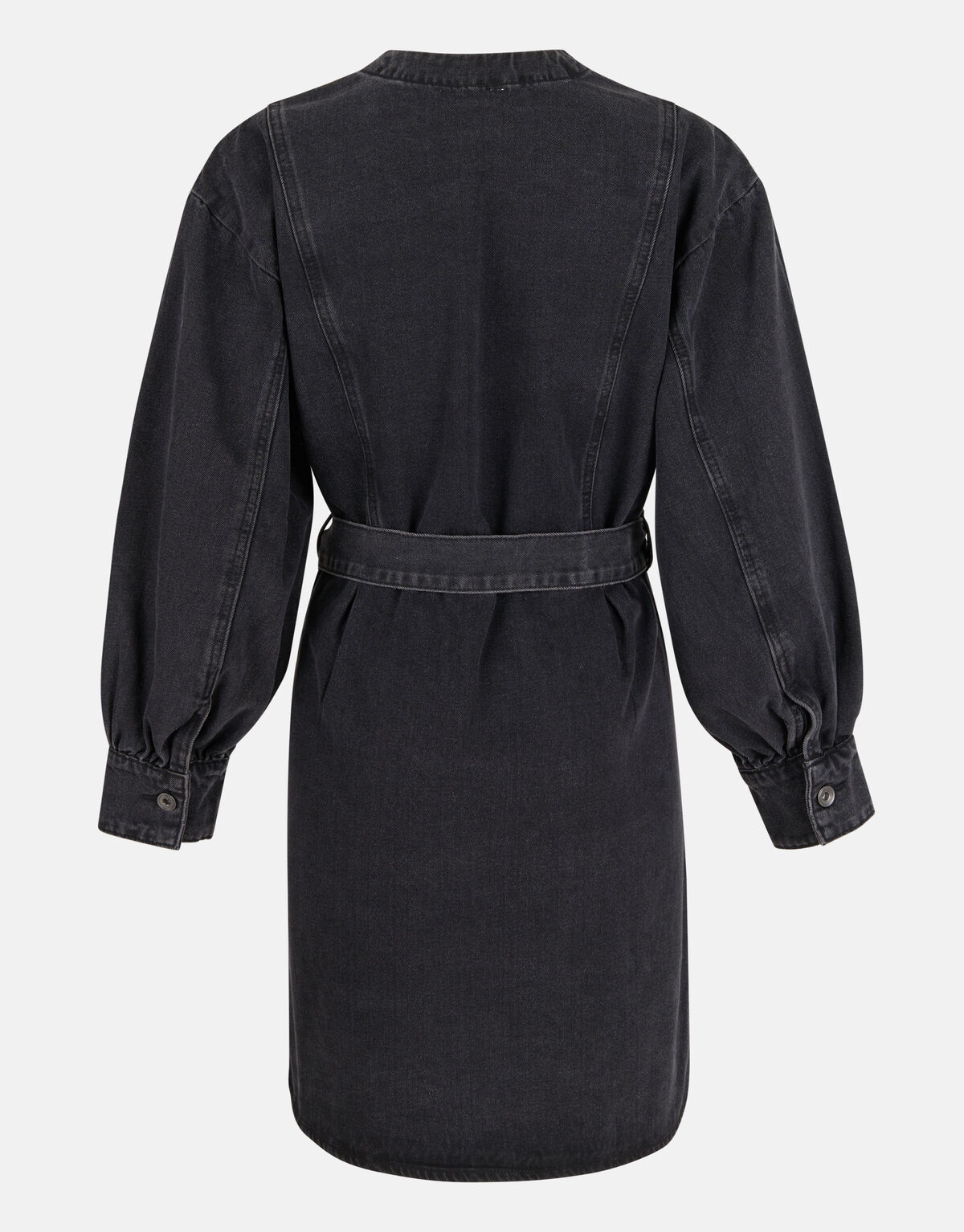 Gewaschenes Denim-Kleid Schwarz SHOEBY WOMEN