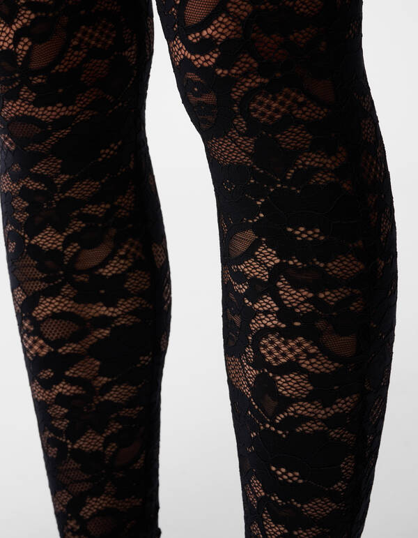 Kanten Leggings Schwarz SHOEBY WOMEN