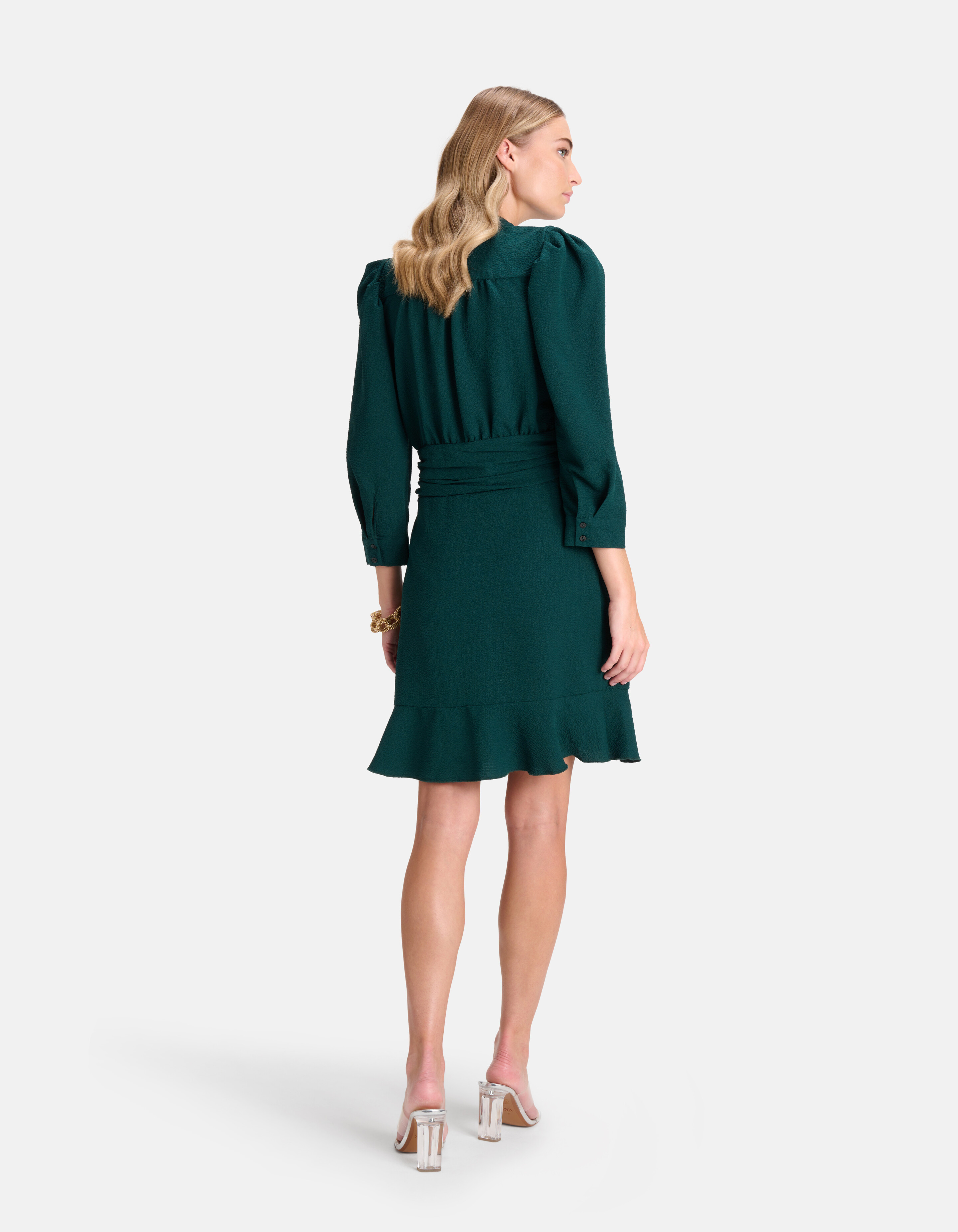 Drapiertes Kleid Grün von Fred SHOEBY WOMEN