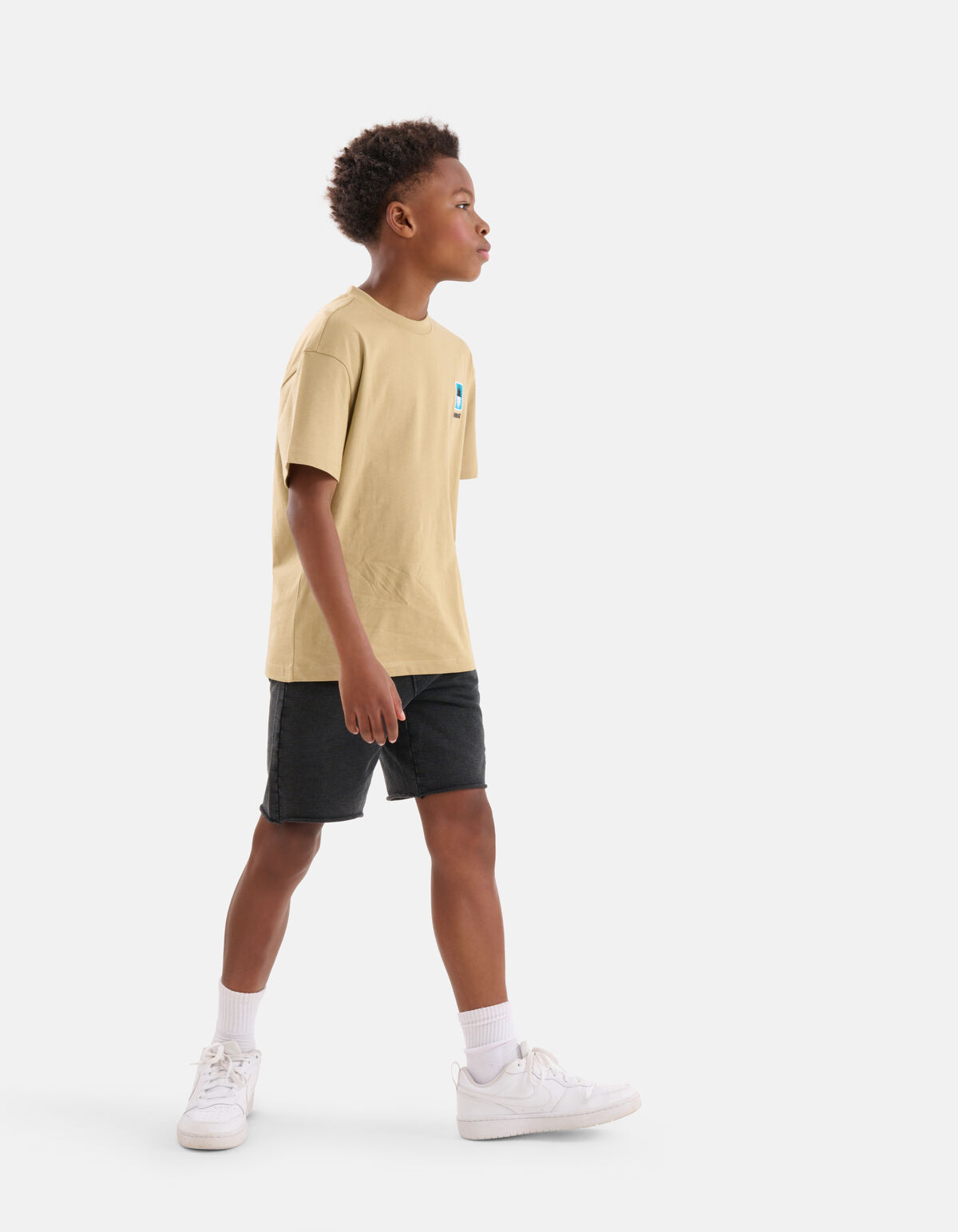 Acid Washed Short Schwarz SHOEBY BOYS