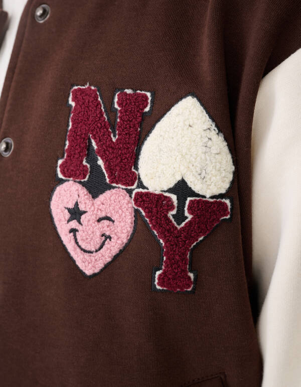 Braune Collegejacke SHOEBY GIRLS