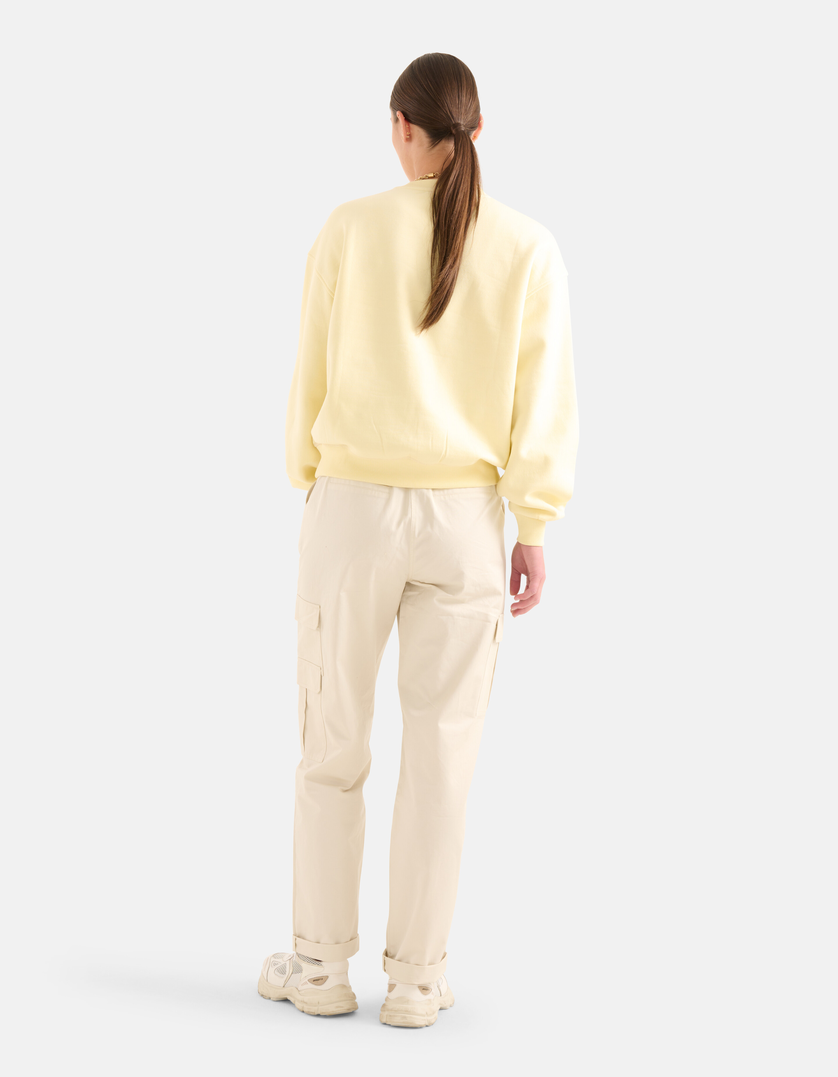Basic Pullover Hellgelb SHOEBY WOMEN