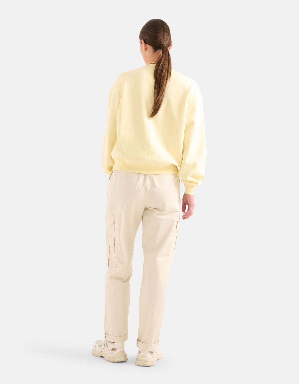 Basic Pullover Hellgelb SHOEBY WOMEN