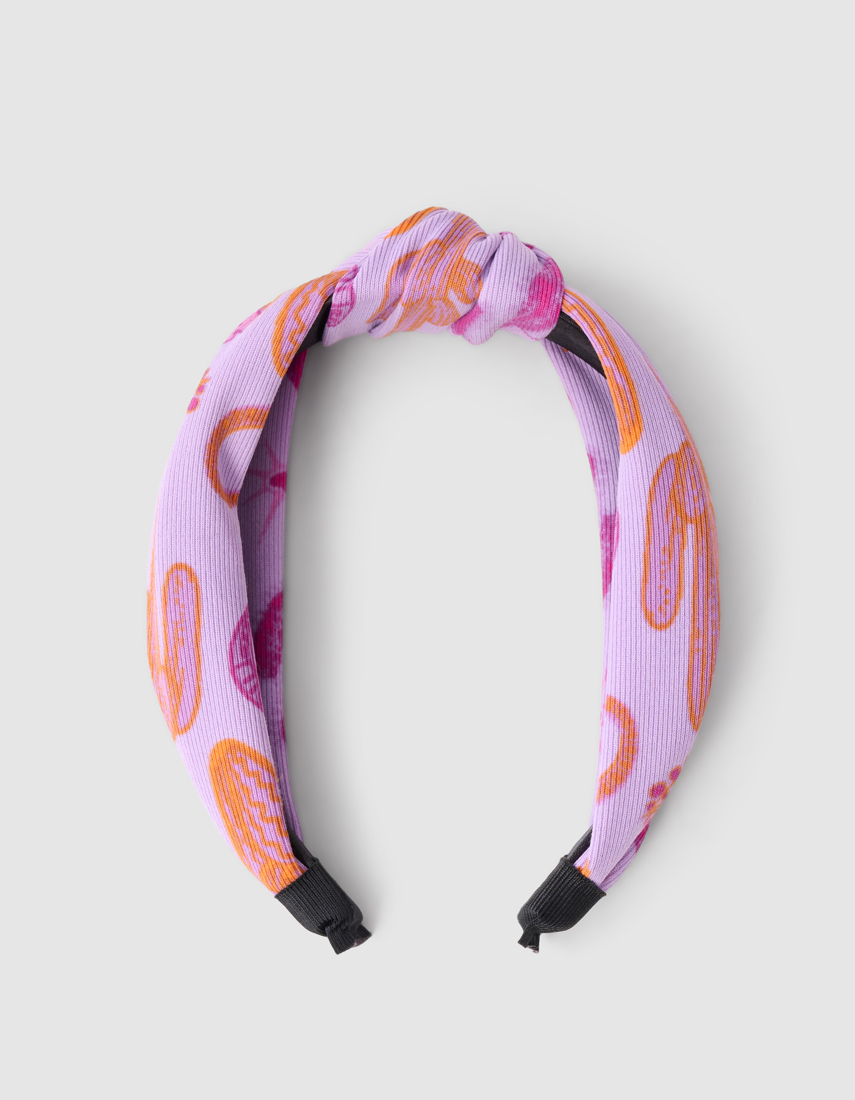 Bedrucktes Kaktus-Haarband Hellviolett SHOEBY ACCESSOIRES