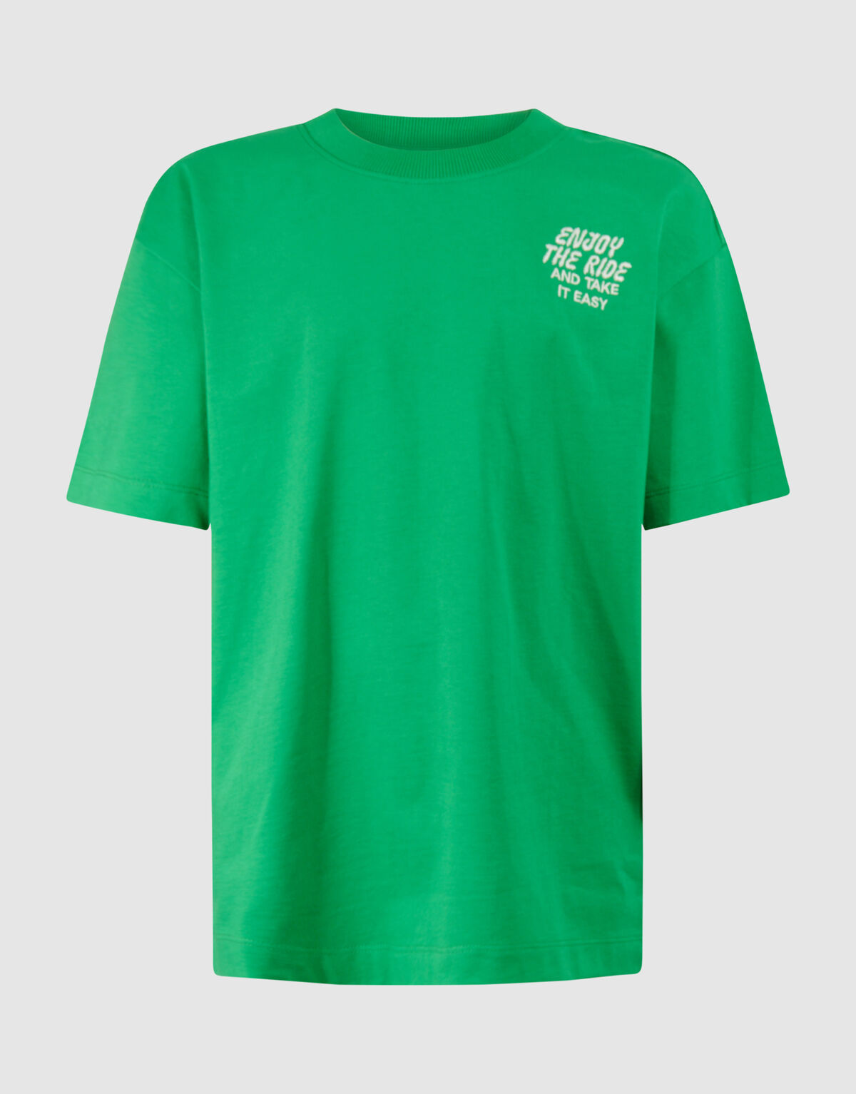 Text-T-Shirt Grün SHOEBY BOYS