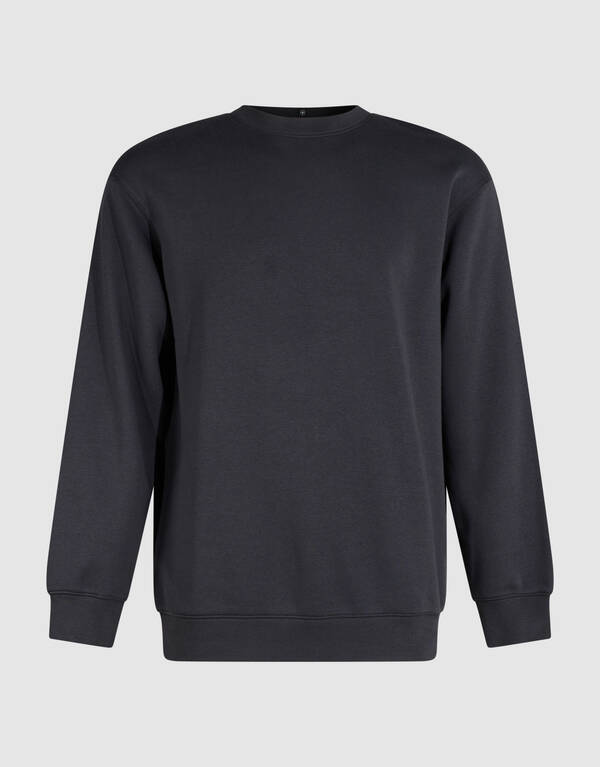 Crewneck Pullover Dunkelgrau SHOEBY MEN