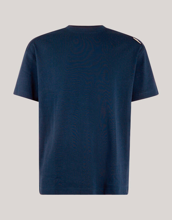 Label-T-Shirt Dunkelblau SHOEBY MEN