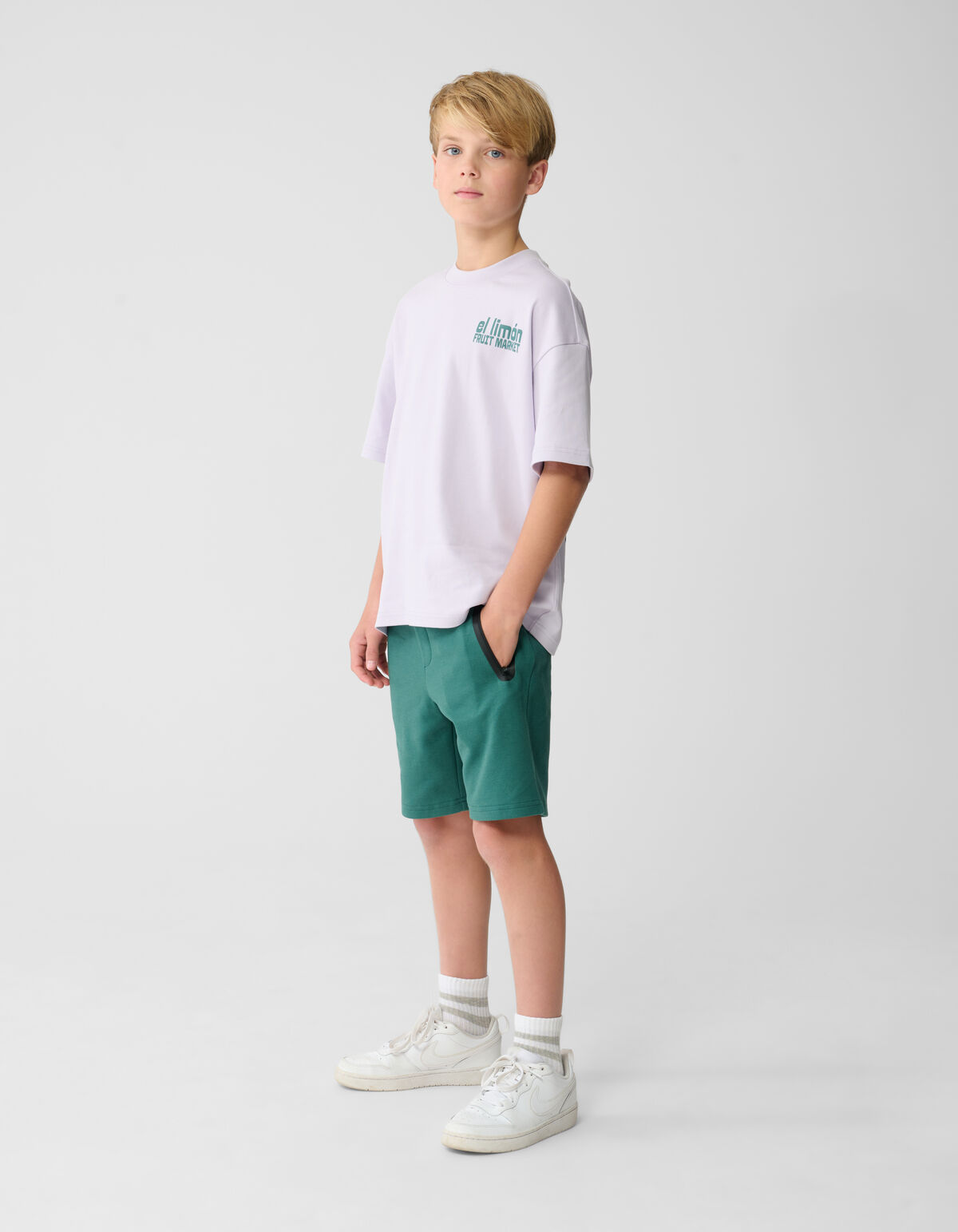 Limon Artwork T-Shirt Wei&szlig; SHOEBY BOYS