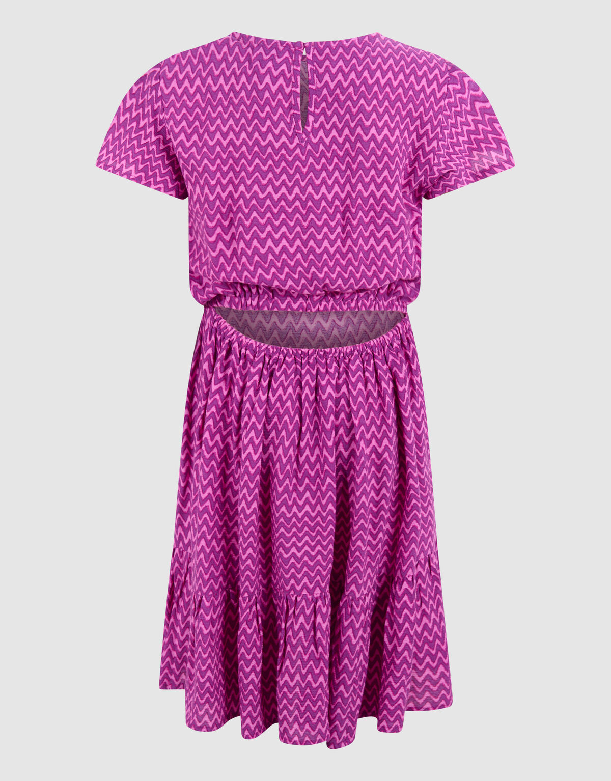 Bedrucktes Wave-Kleid Rosa SHOEBY GIRLS