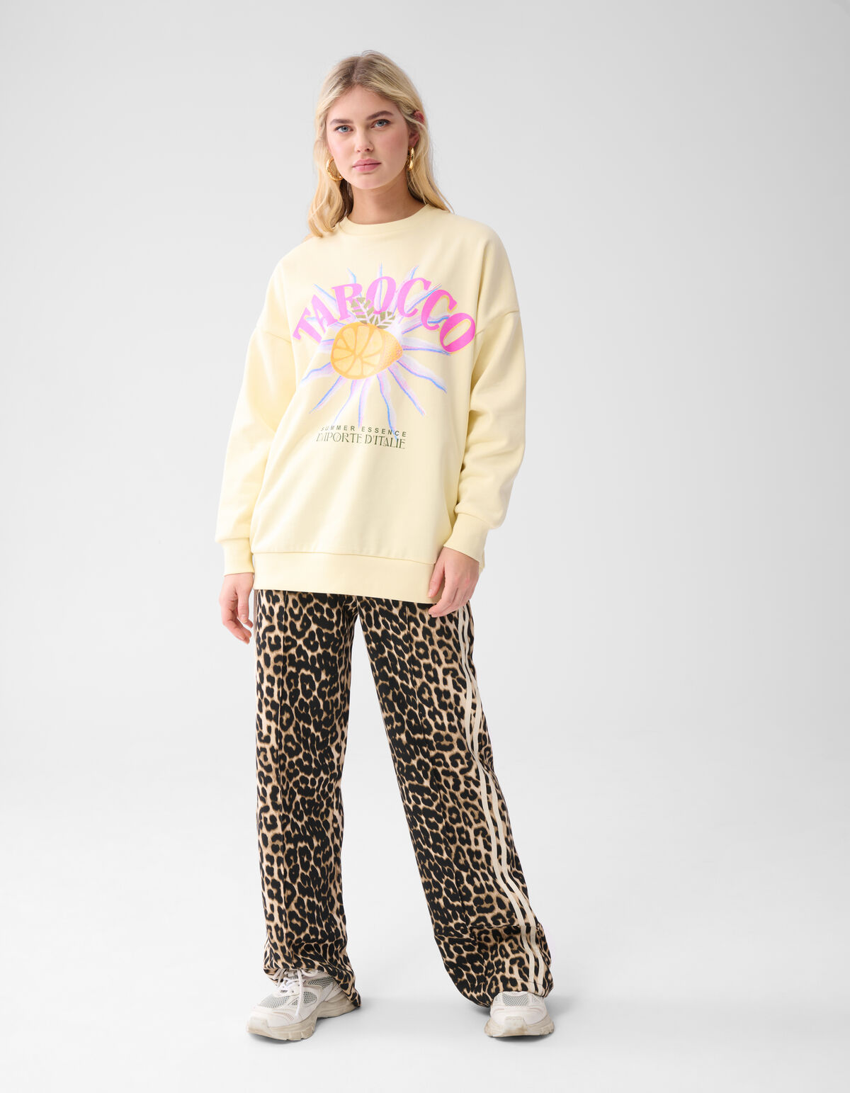 Leopard Sportliche Hose Braun SHOEBY WOMEN