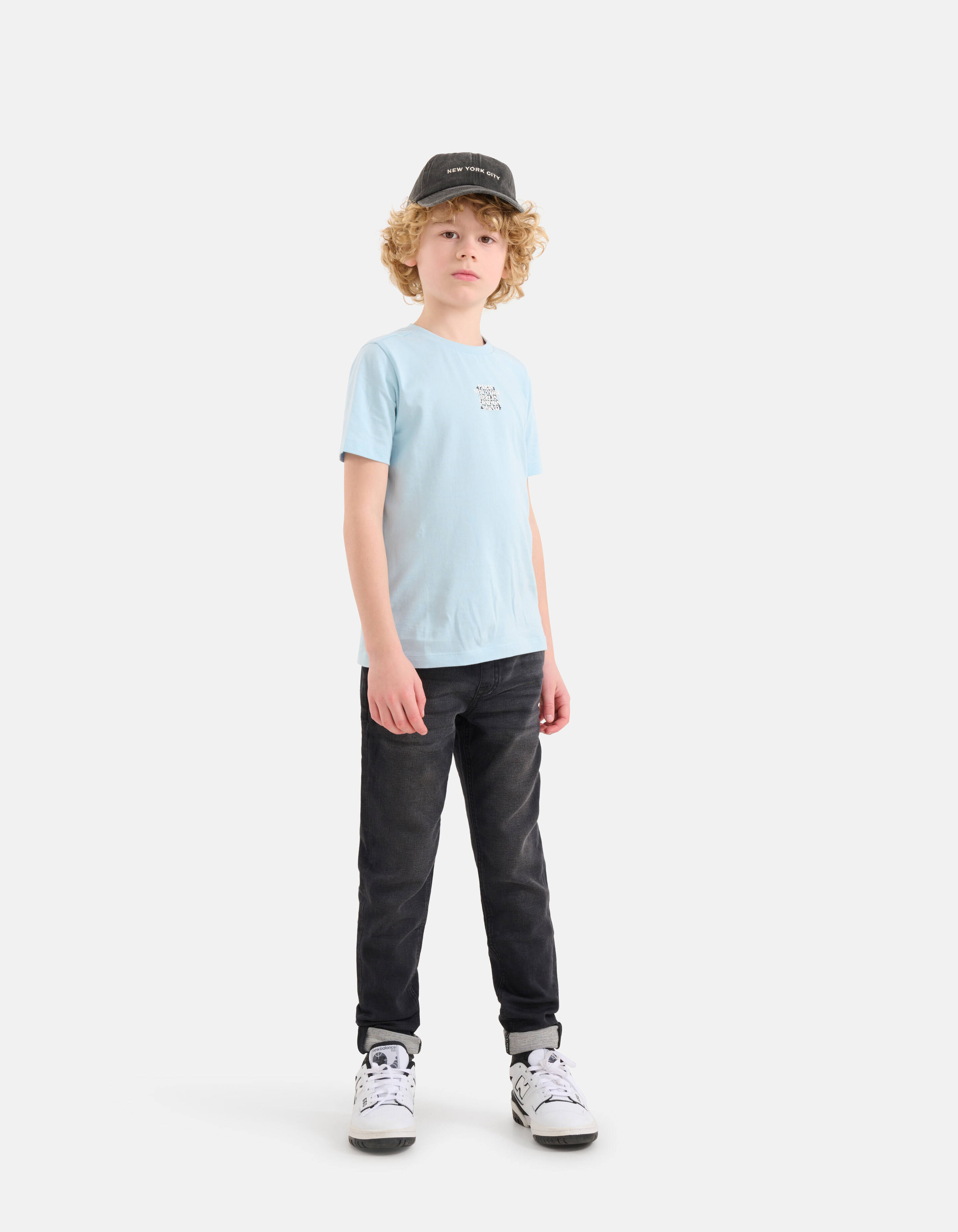 Denim-Jogger-Jeans Dunkelgrau SHOEBY BOYS